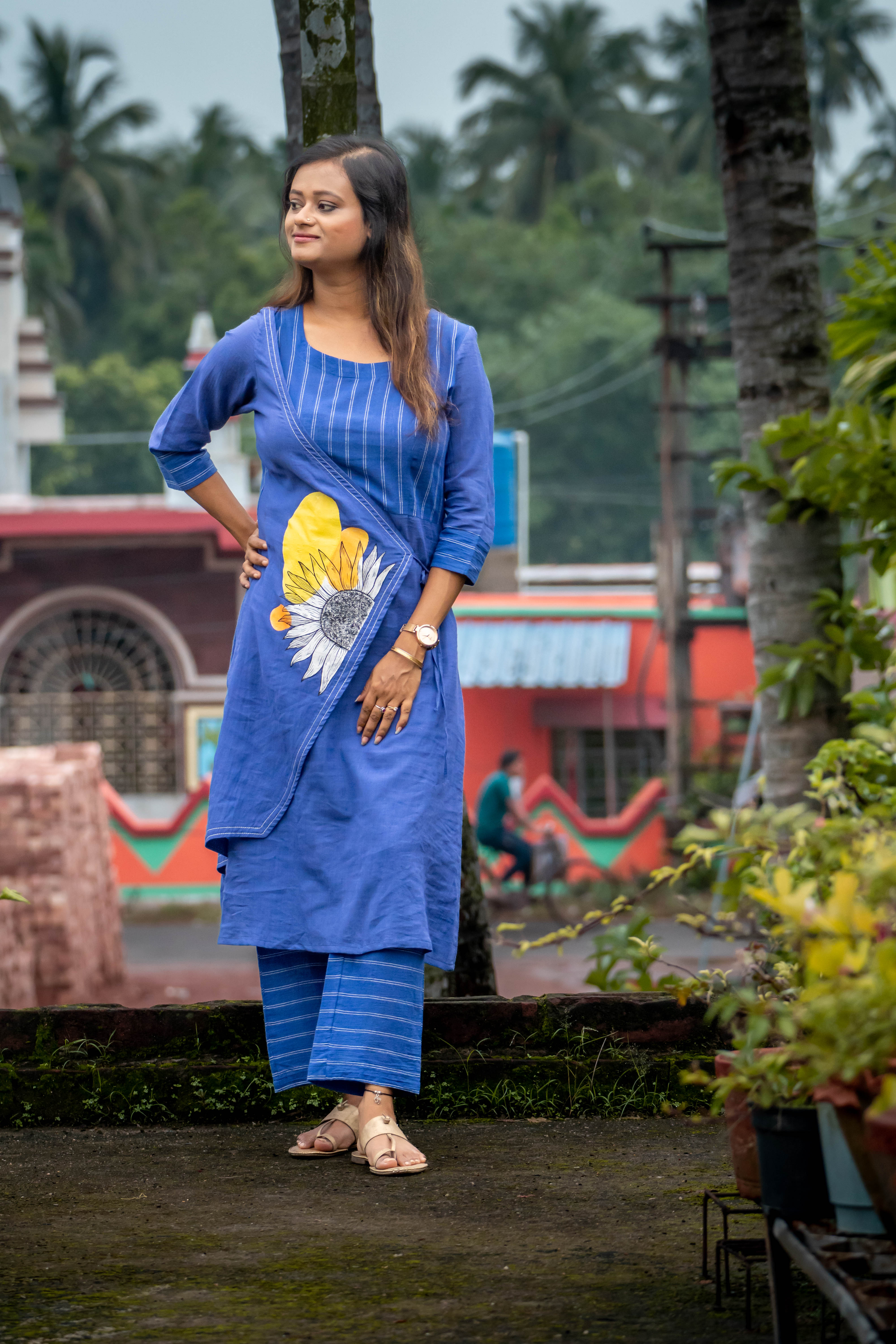 Handloom Sunflower Coord Set