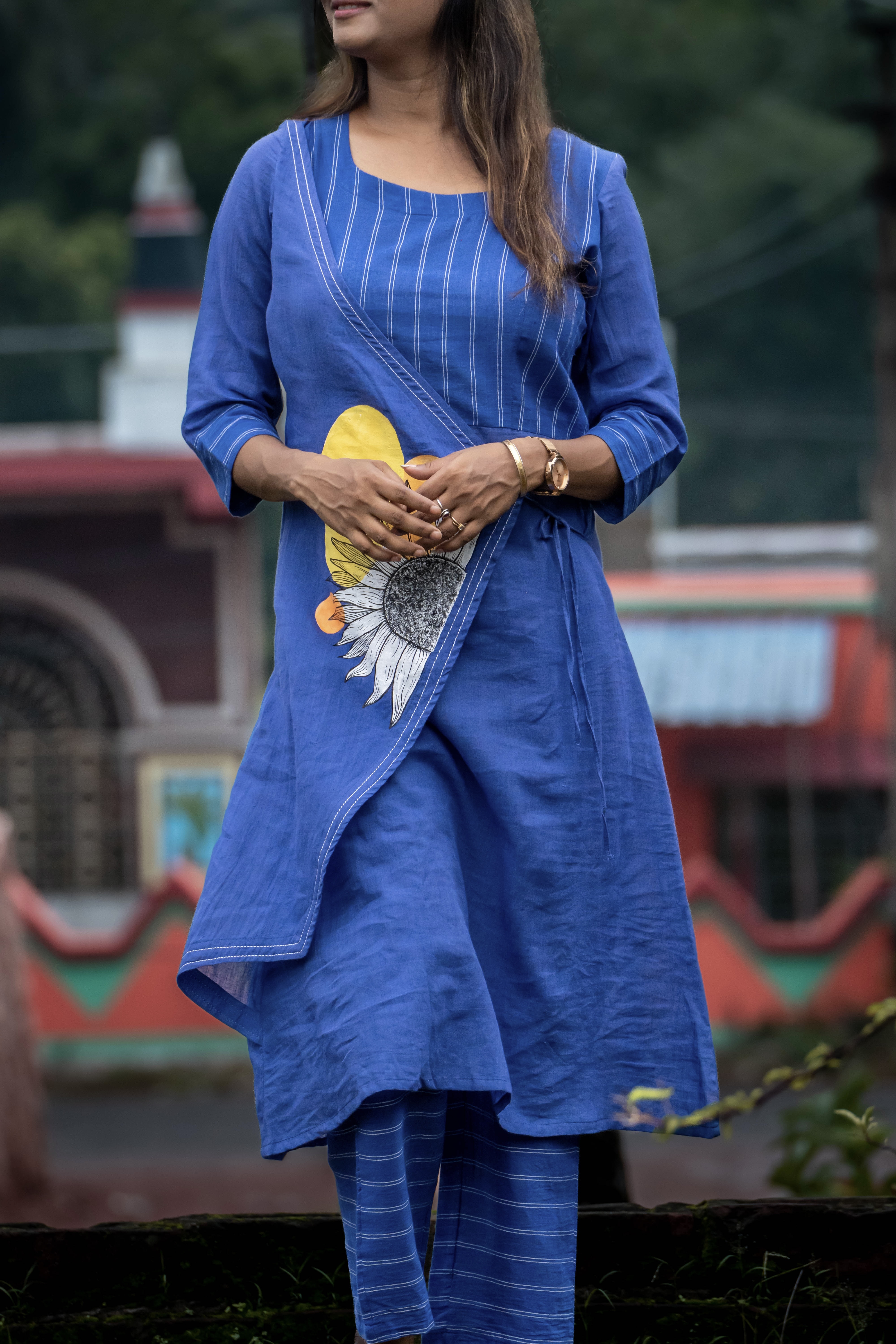 Handloom Sunflower Coord Set