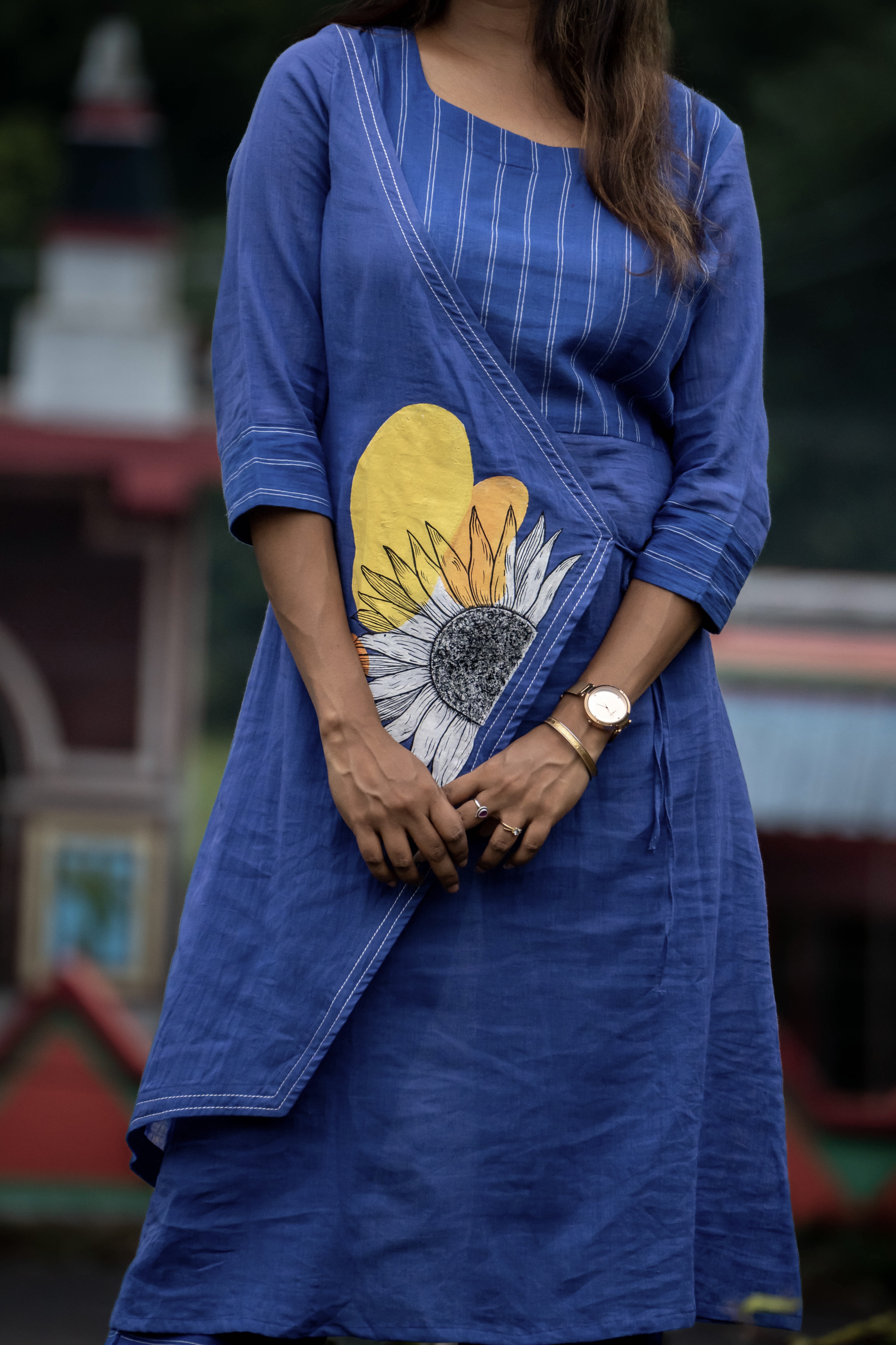 Handloom Sunflower Coord Set