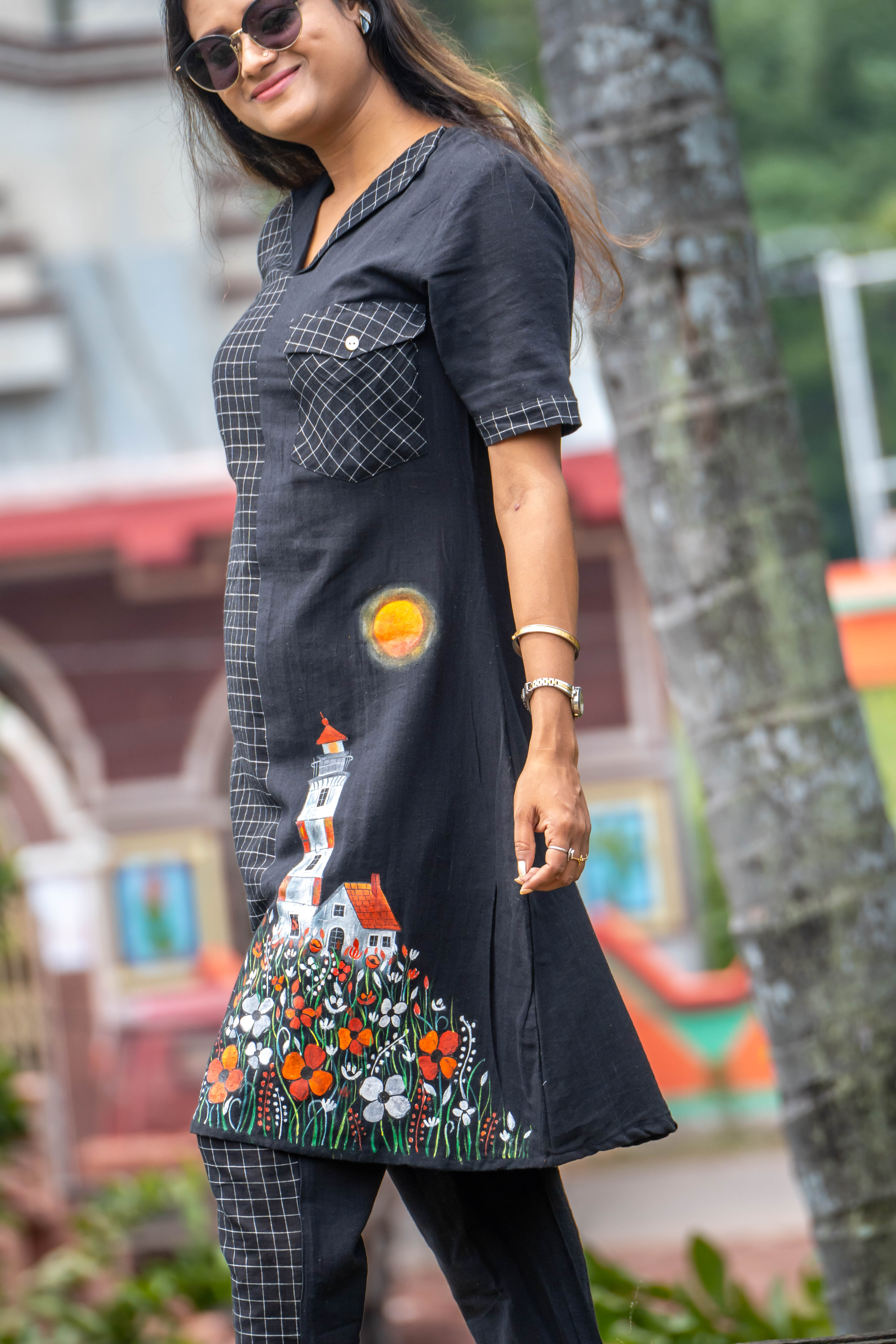 Dreamy Lighthouse Black coord set Set