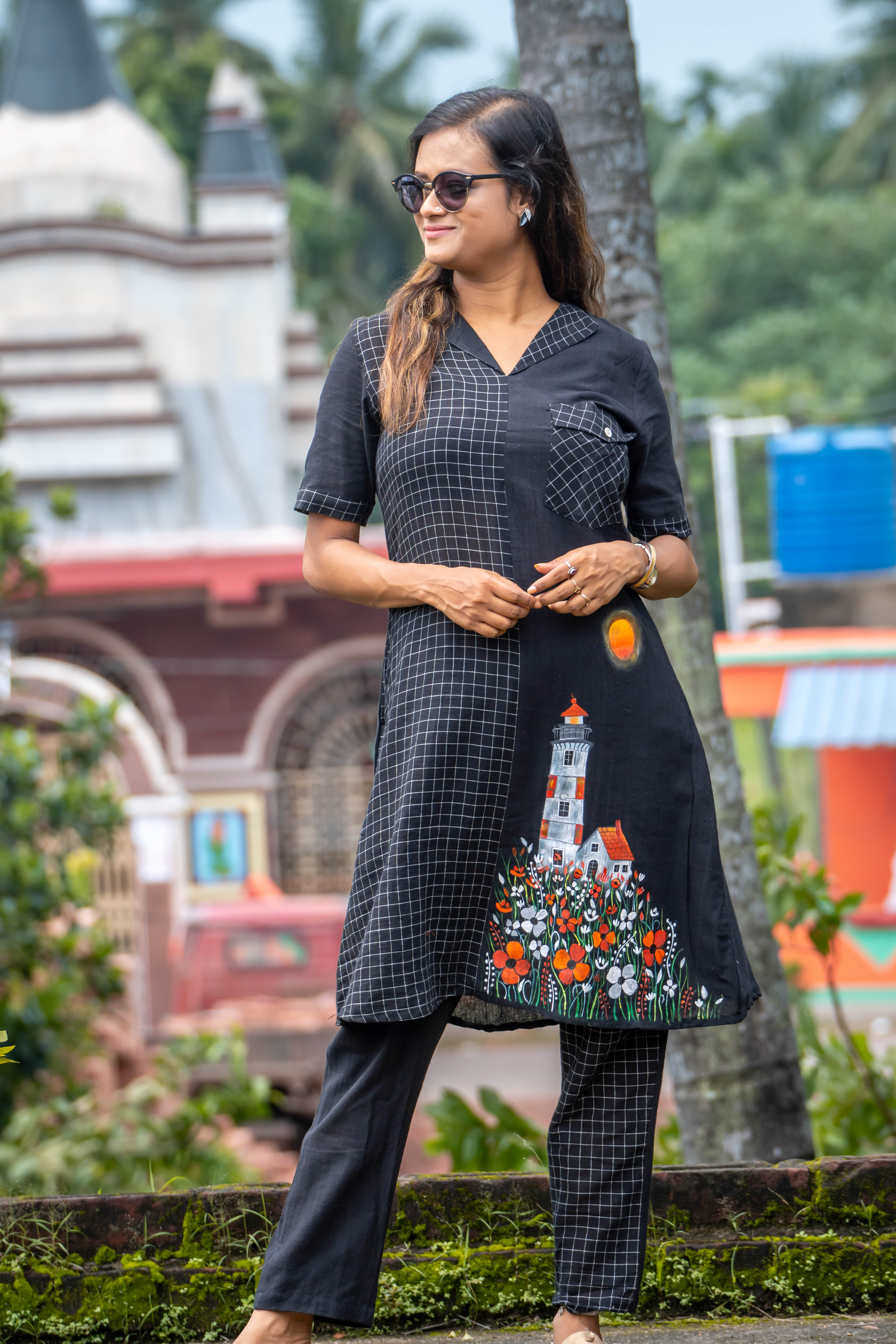 Dreamy Lighthouse Black coord set Set