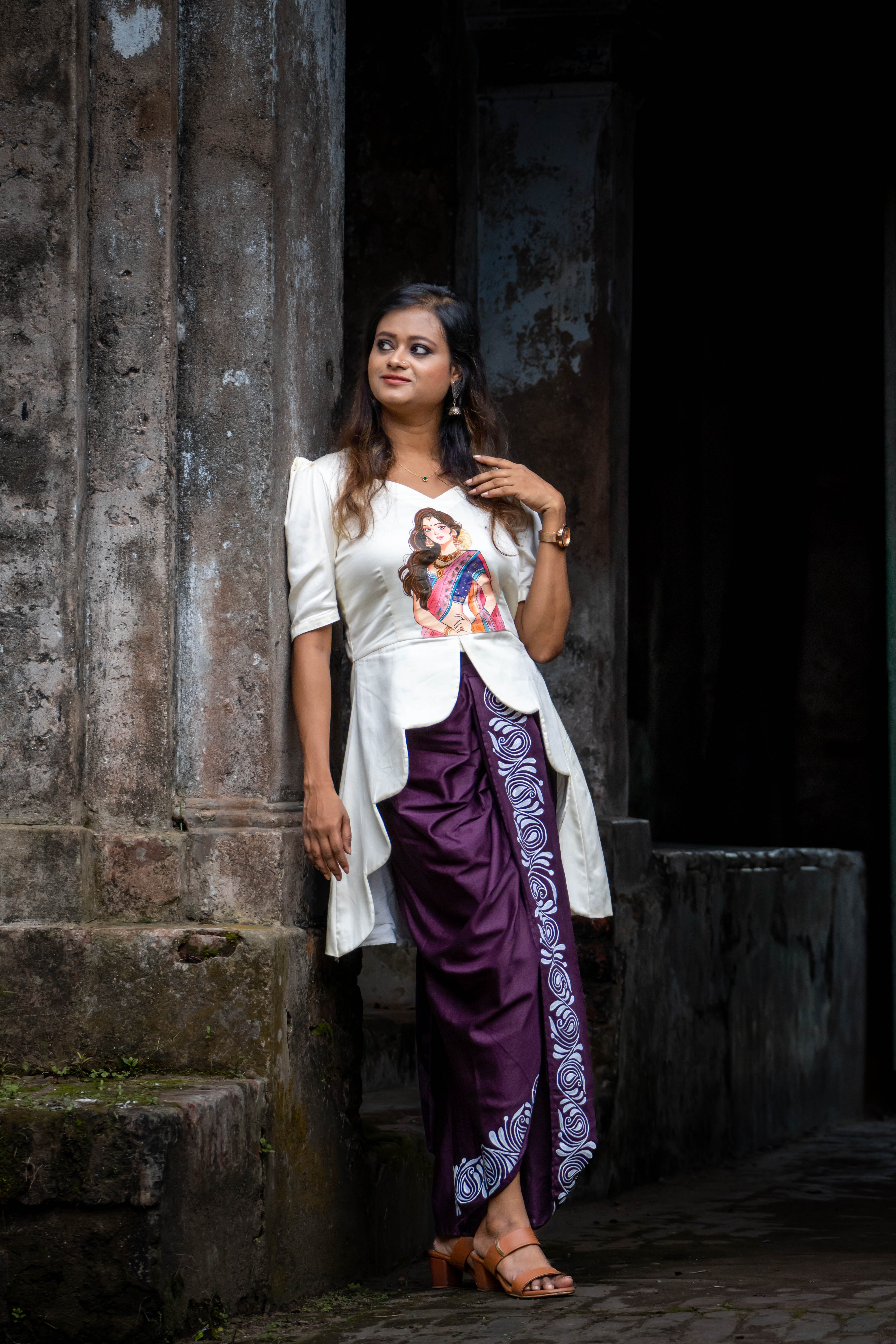 Fusion Flair Dhoti Set