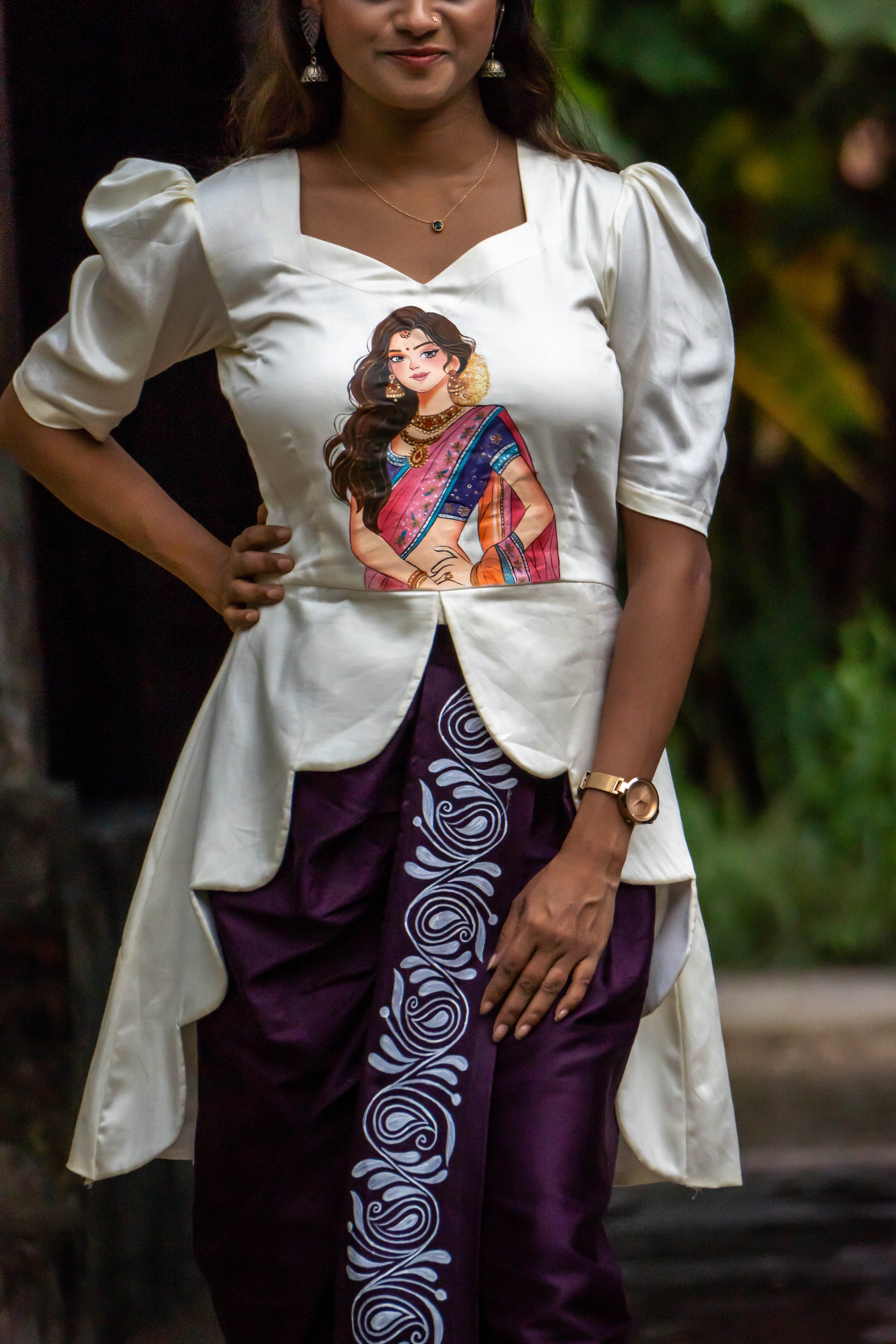 Fusion Flair Dhoti Set