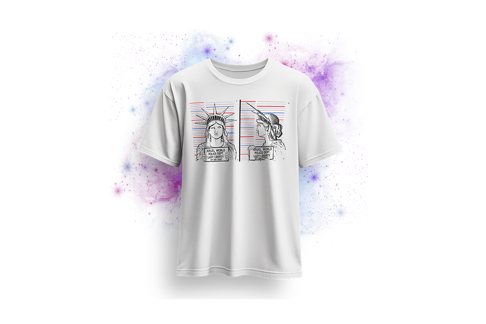 T-shirt - Liberty Mugshot