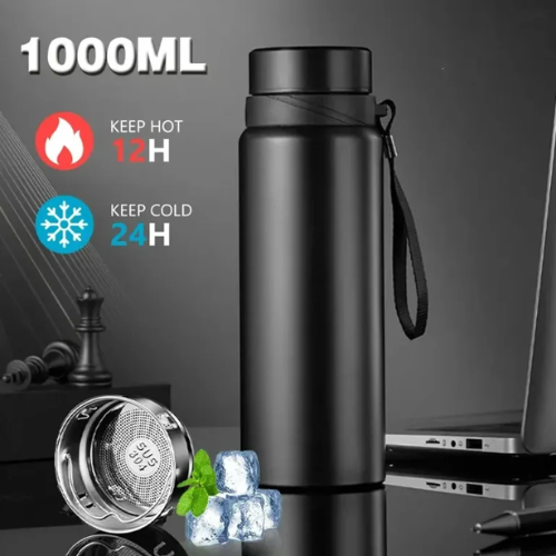 🔥 1000ml Smart Thermos Bottle – Keep It Hot or Cold with Style! 🔥