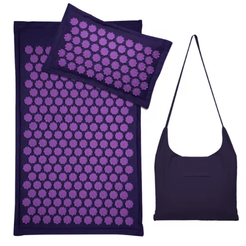 🌿 Lotus Spike Acupressure Mat & Pillow Set – Natural Relaxation at Home! 🌿