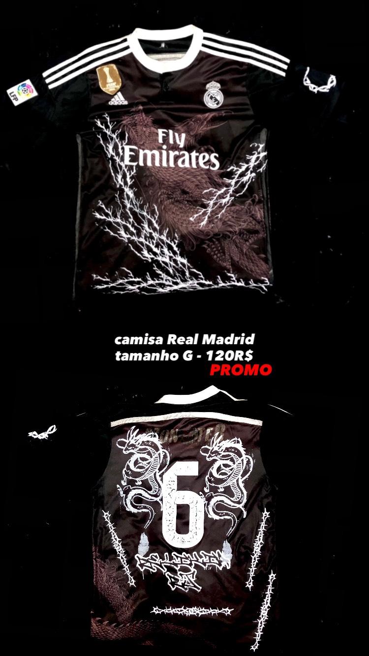 Camisa Real Madrid preta