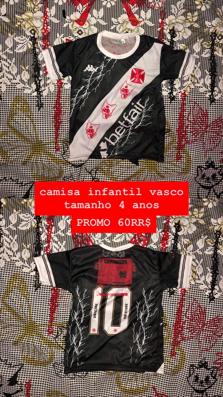 Camisa infantil Vasco