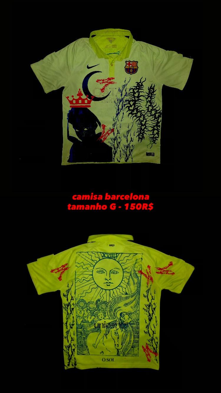 Camisa Barcelona tamanho G