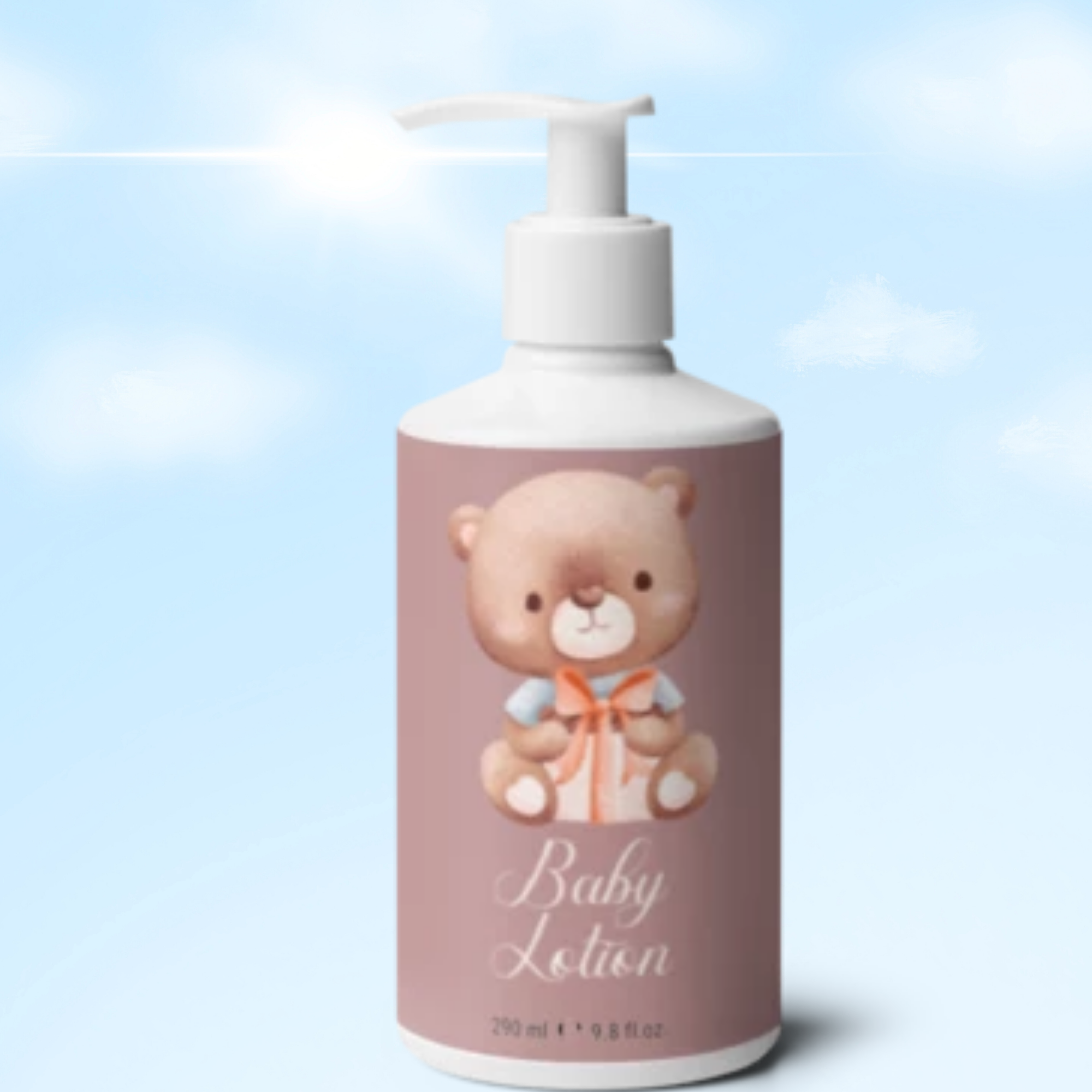 Vegan Baby Lotion - Pink Bear