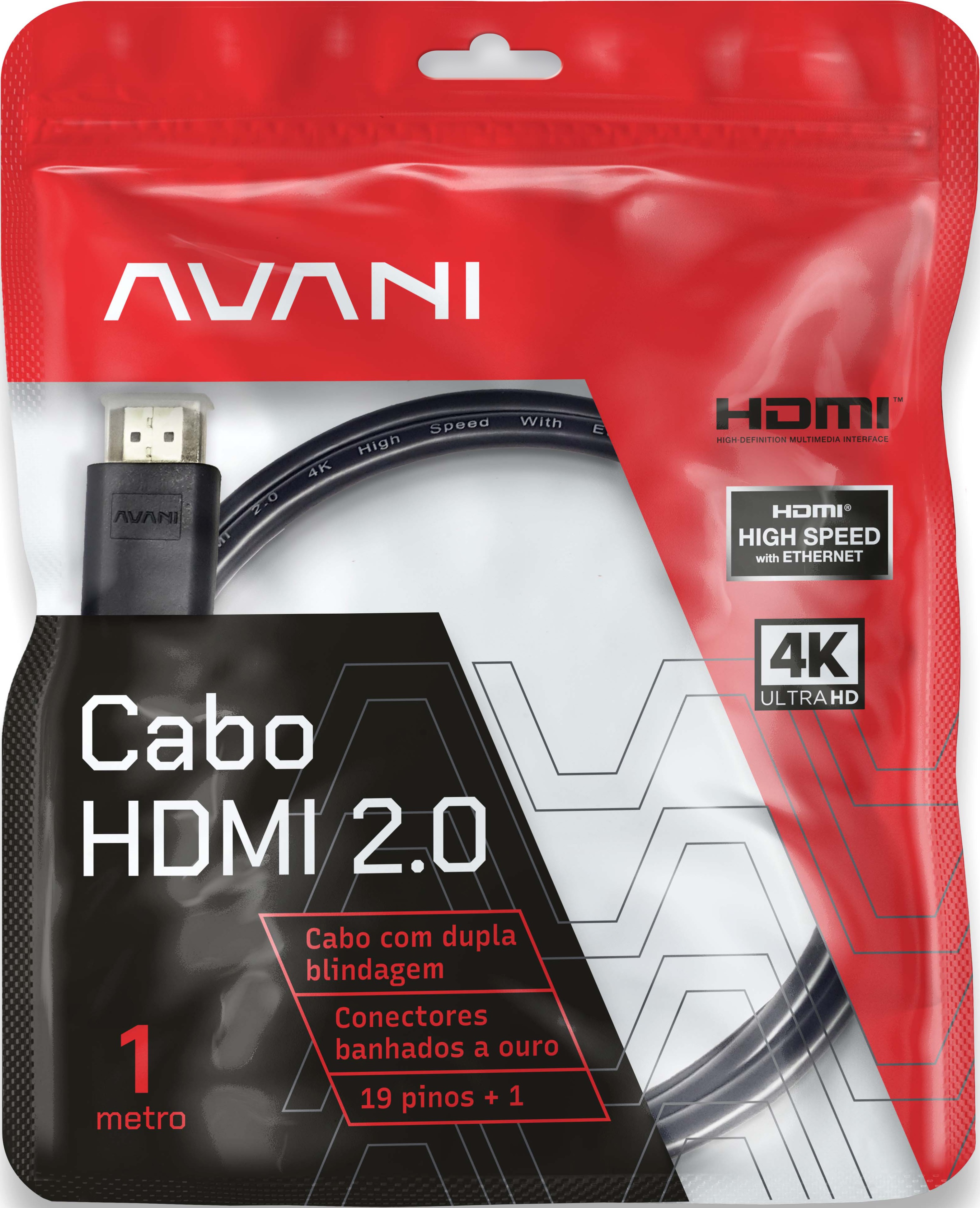 Cabo HDMI 2.0 - 1 Metro