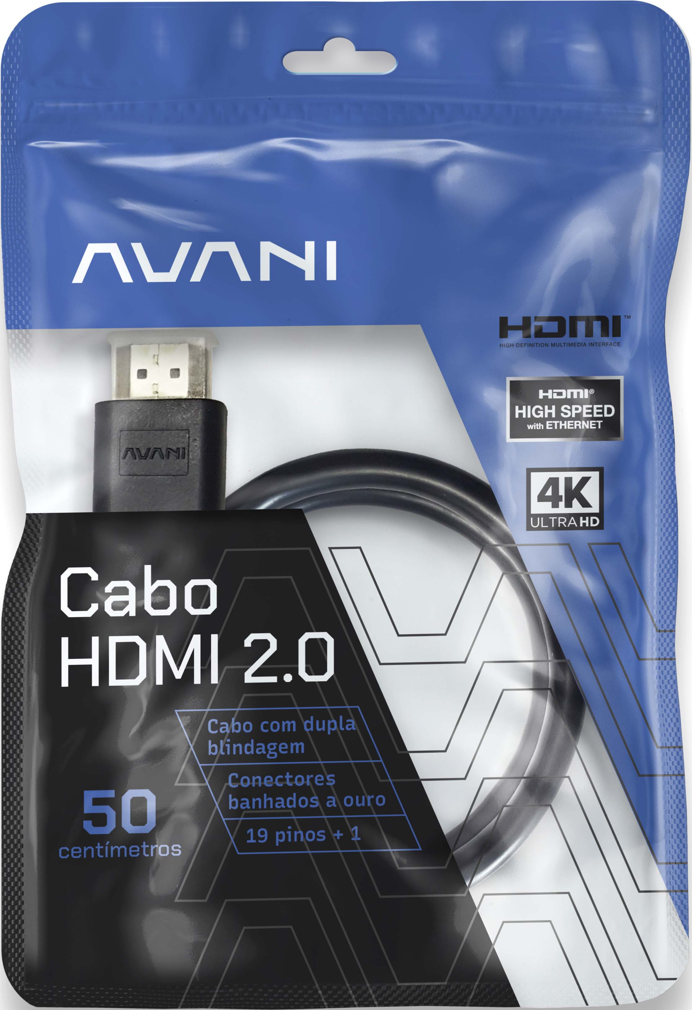 Cabo HDMI 2.0 - 50cm