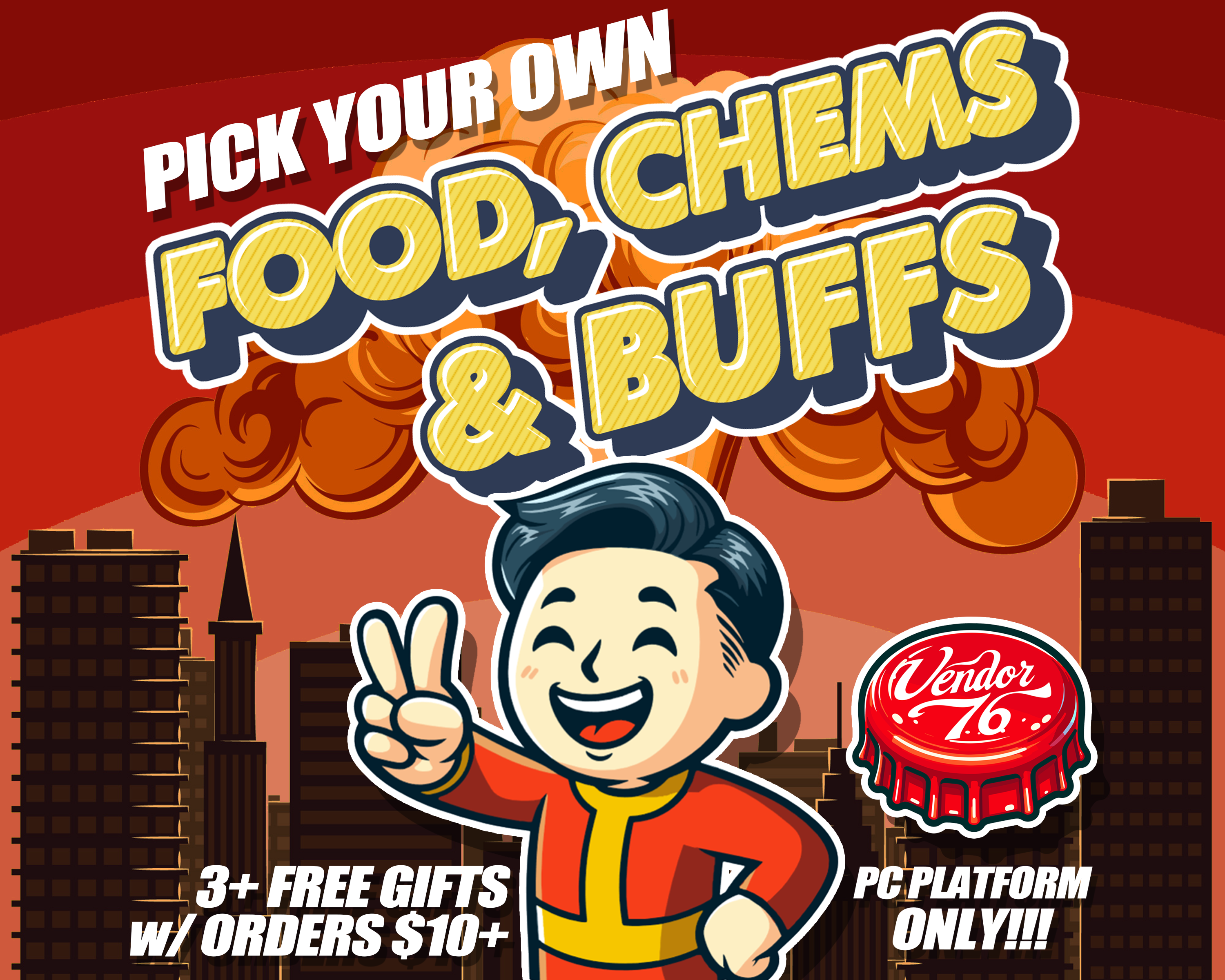 Food, Chems & Buffs