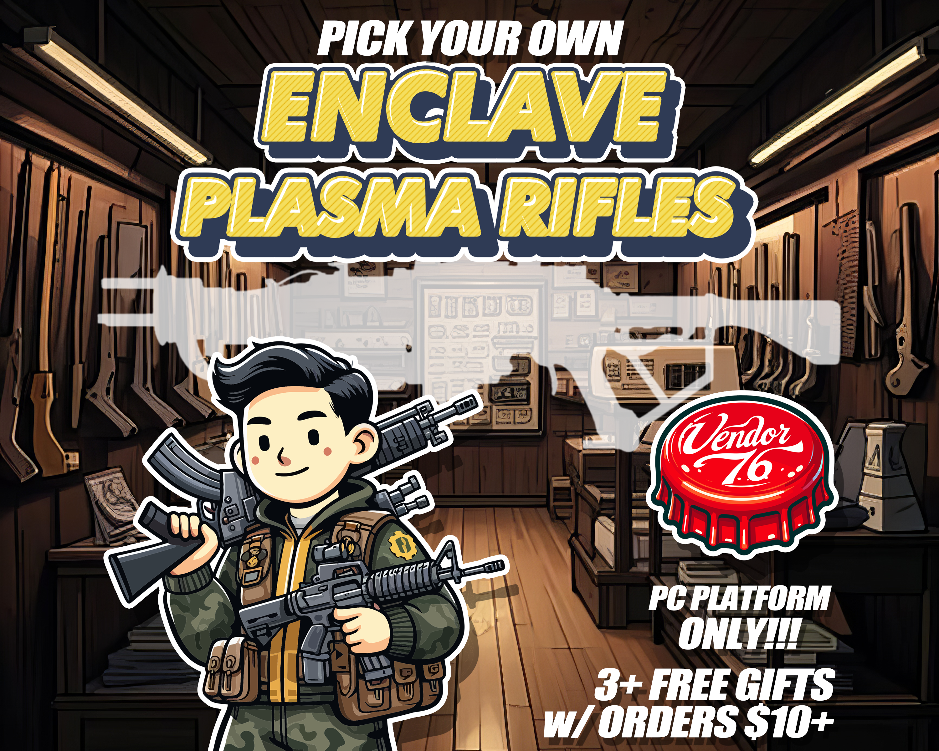 Enclave Plasma Rifles