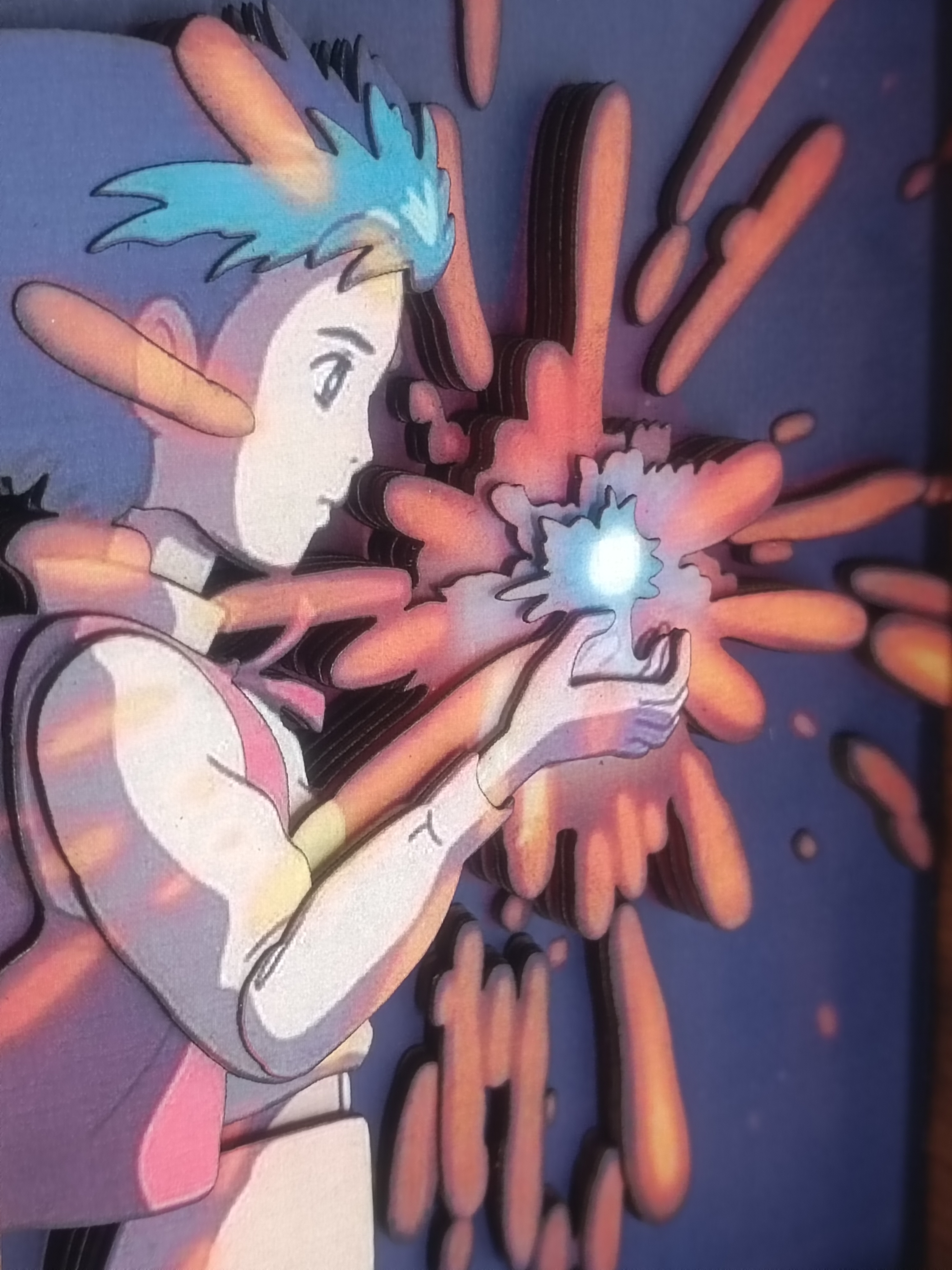 Lámpara Calcifer Castillo Ambulante (Howl's Moving Castle)
