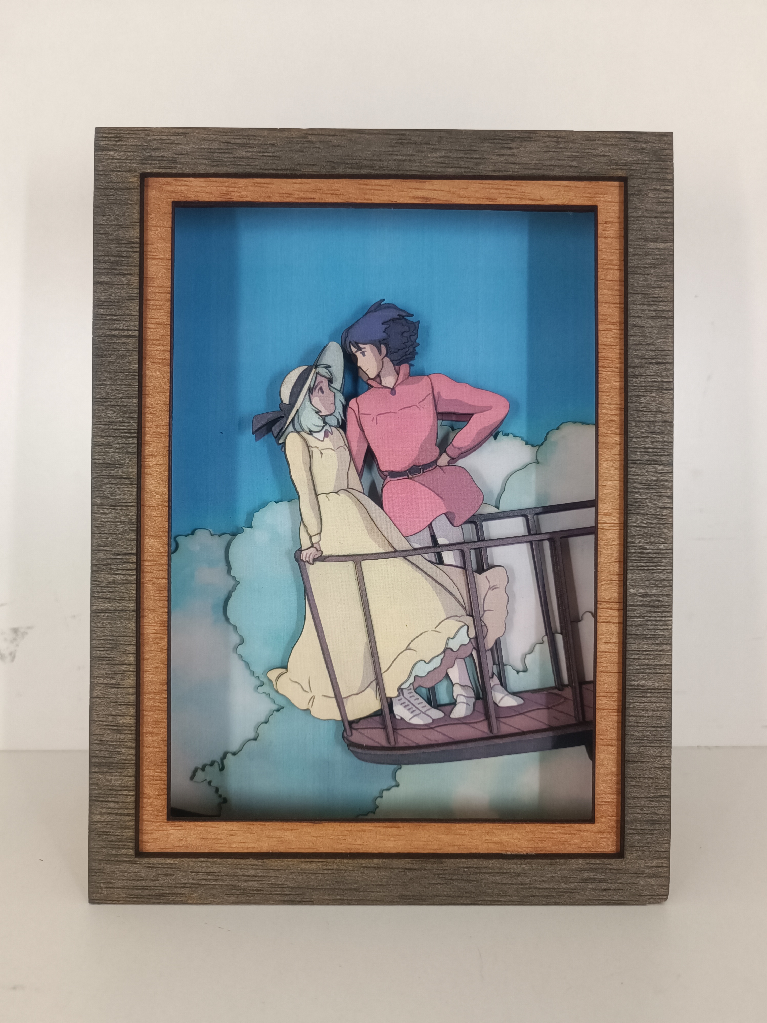 Lámpara Howl y Sophie Balcón Castillo Ambulante (Howl's Moving Castle)