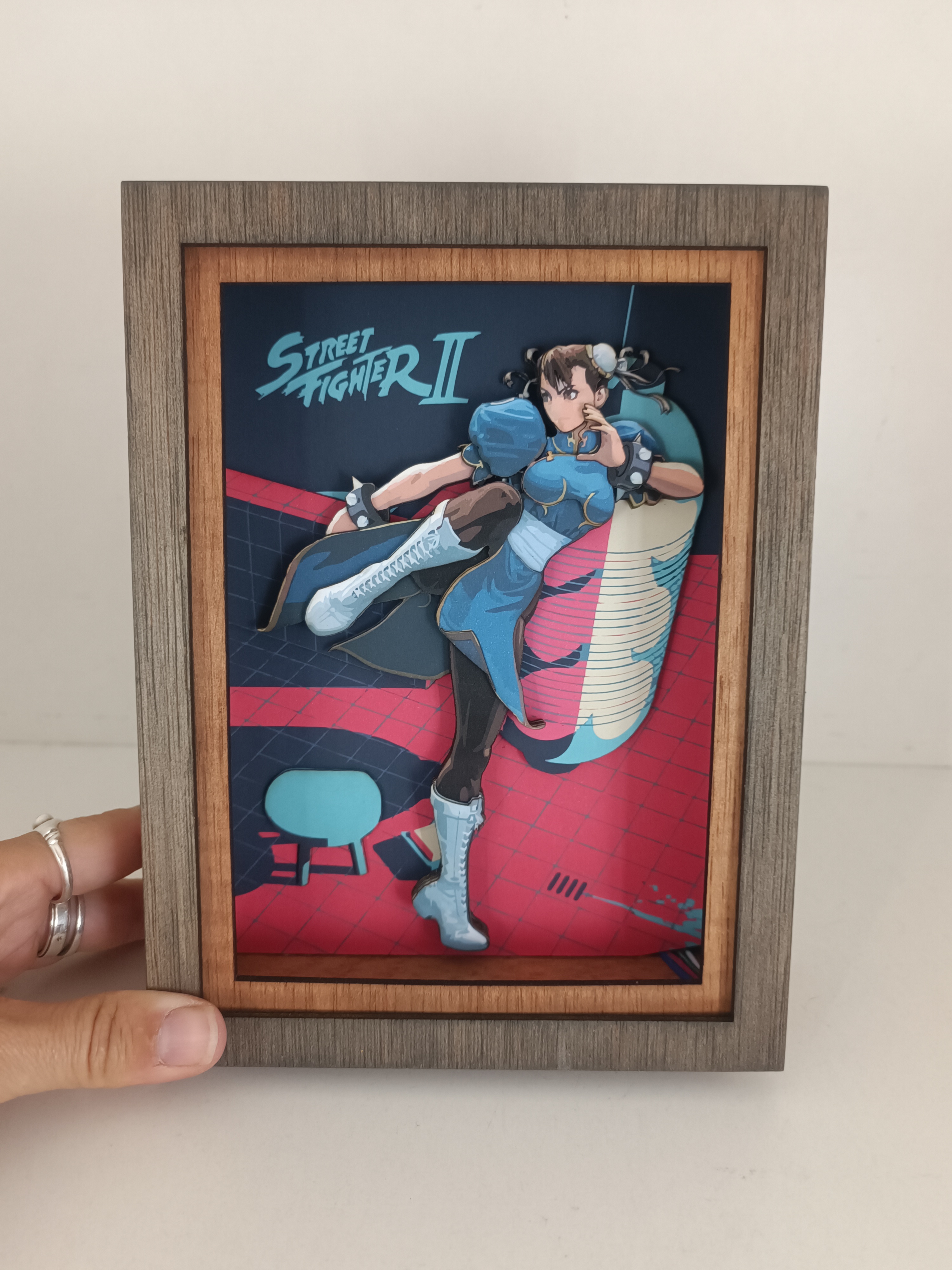 Lámpara Chun Li Street Fighter II