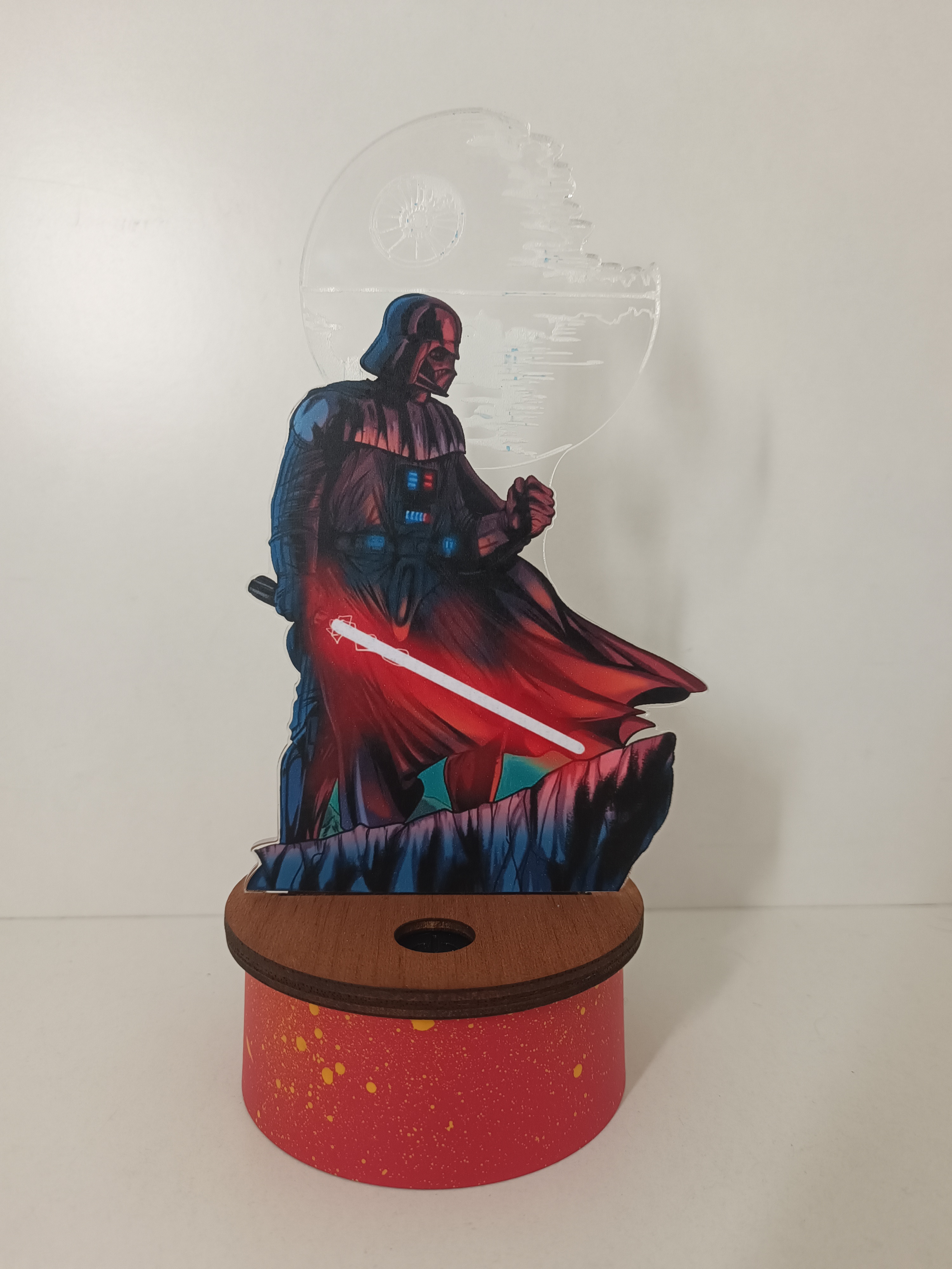 Lámpara Acrílico Darth Vader
