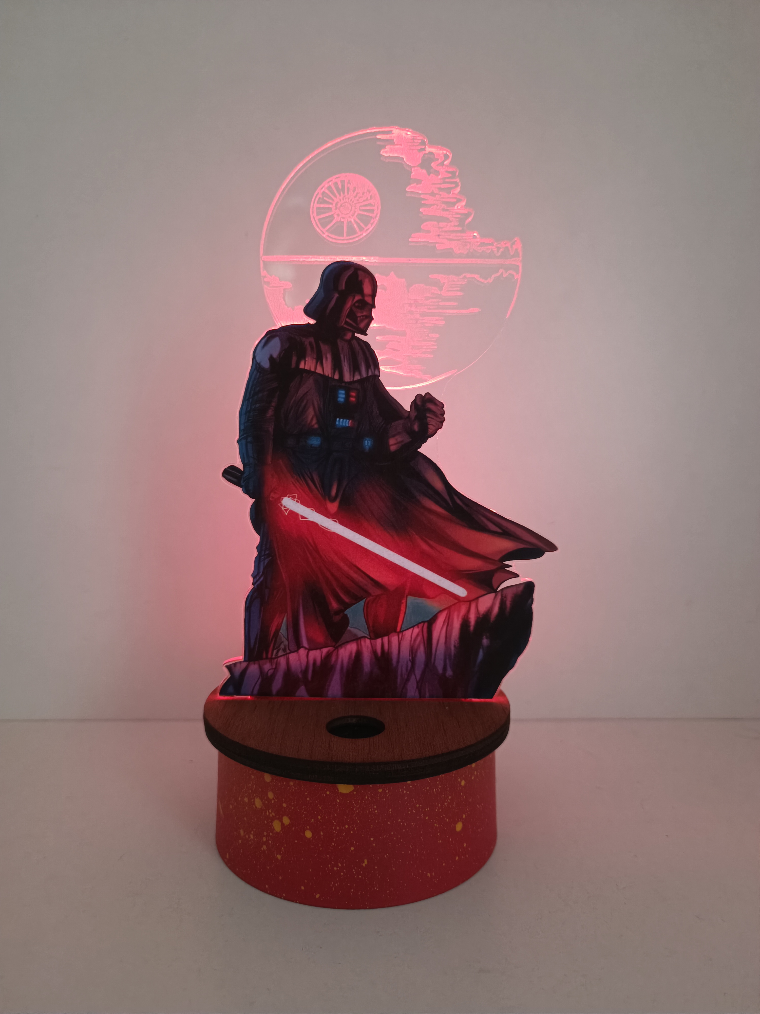 Lámpara Acrílico Darth Vader