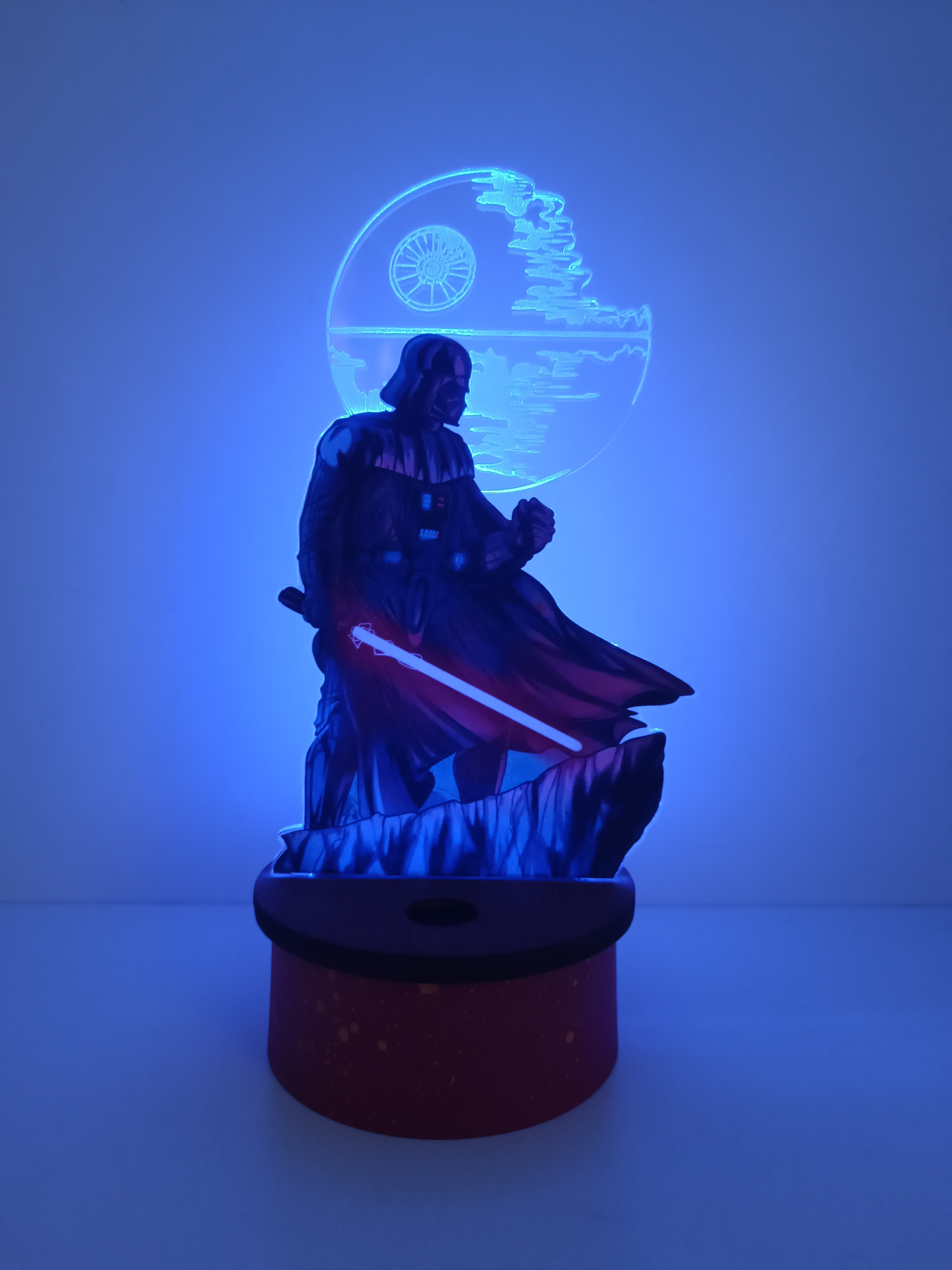 Lámpara Acrílico Darth Vader