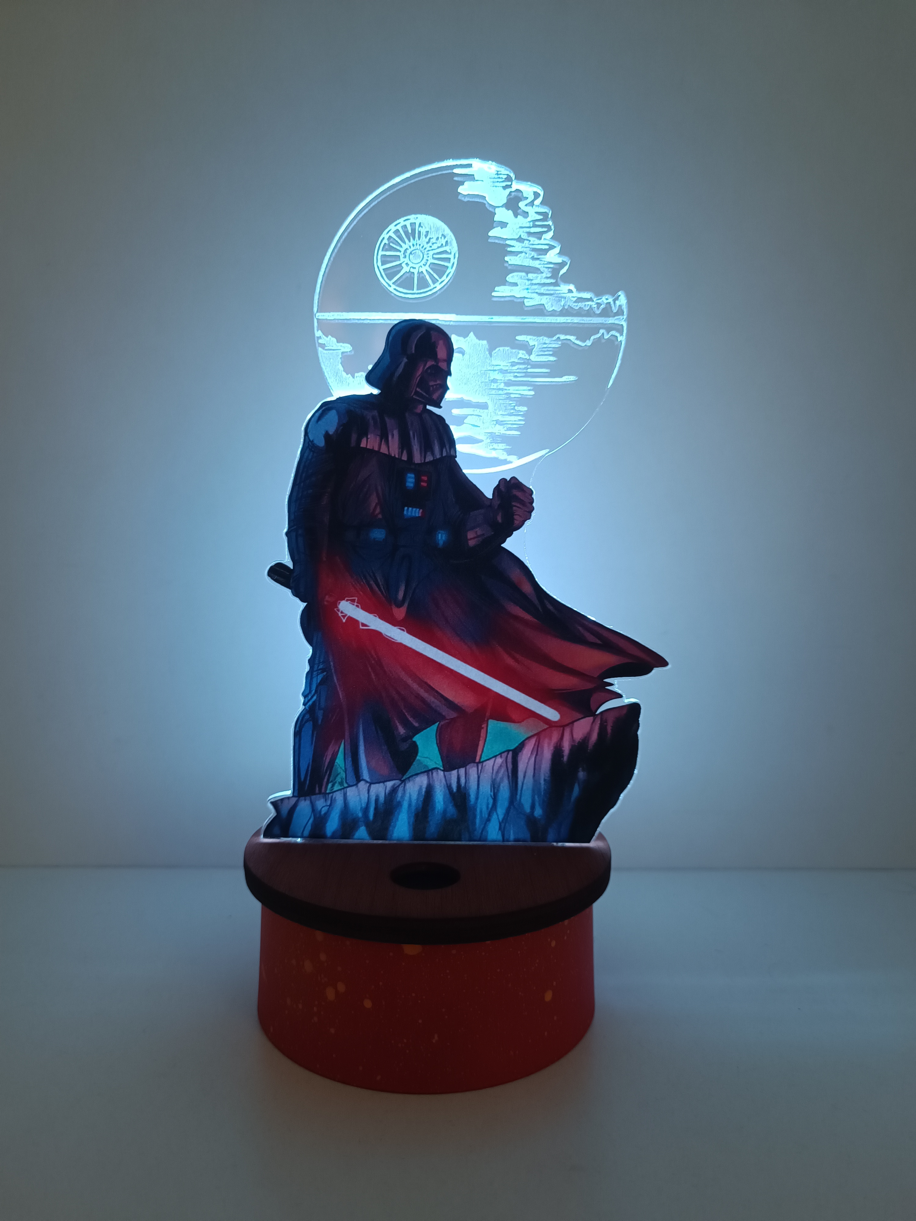 Lámpara Acrílico Darth Vader