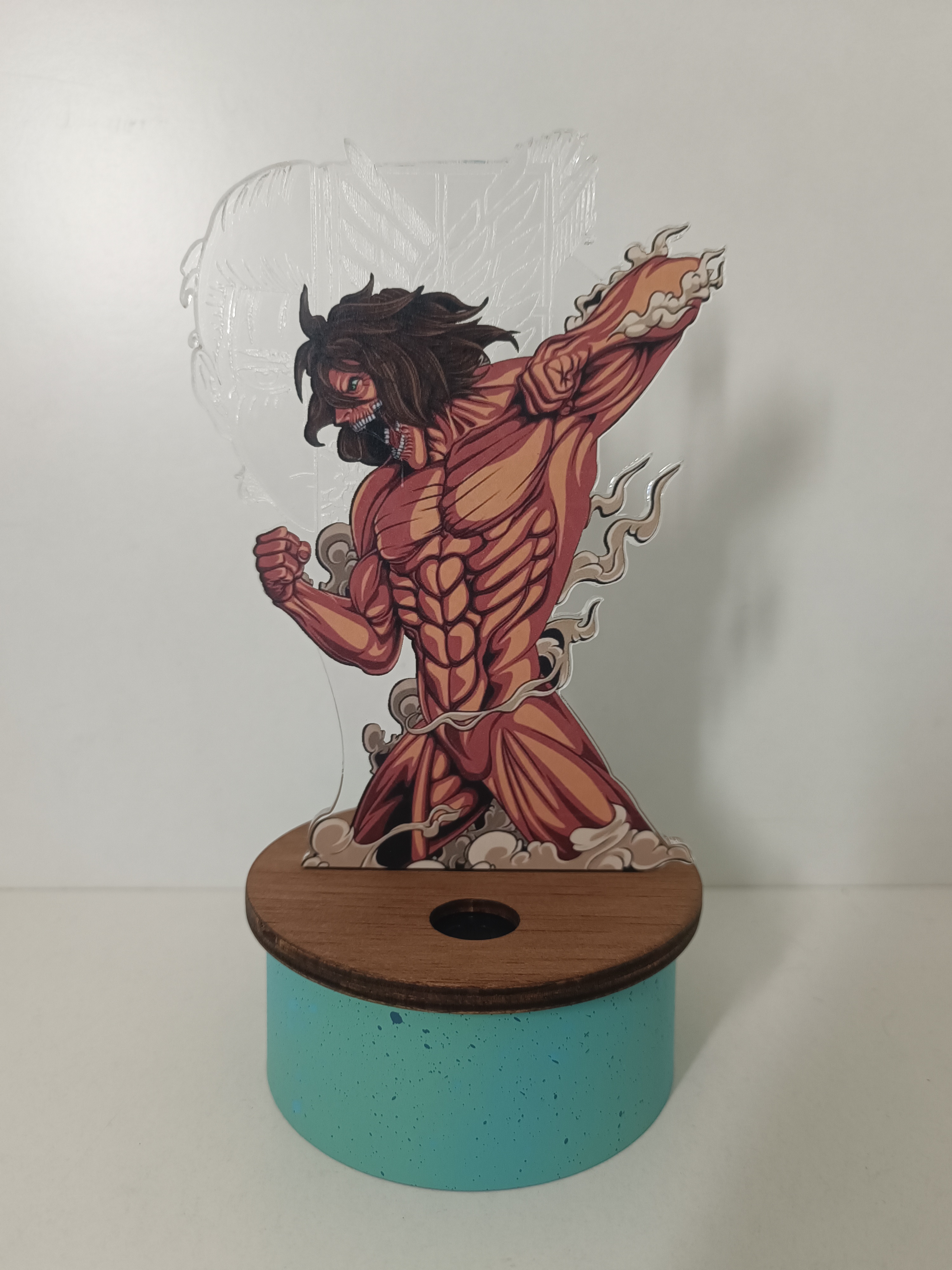 Lámpara Acrílico Ataque a los Titanes