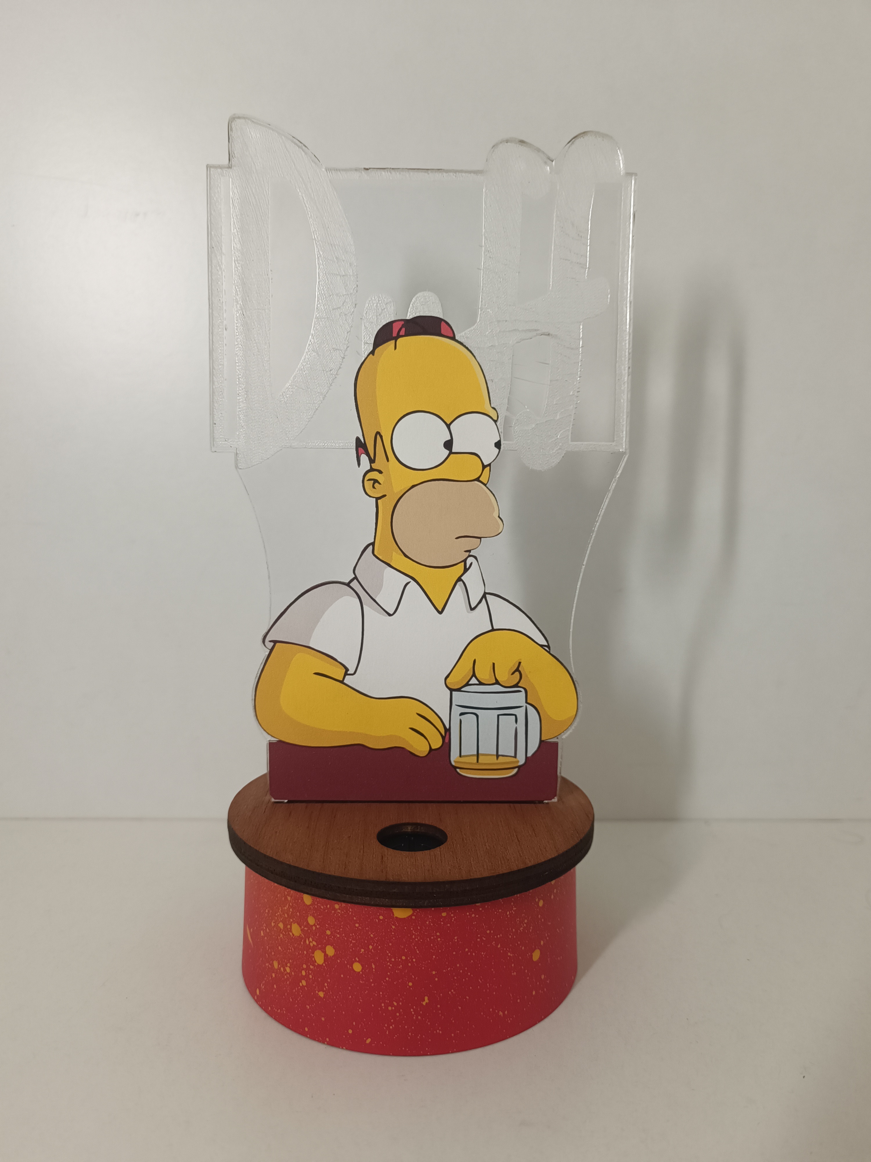 Lámpara Acrílico Los Simpson