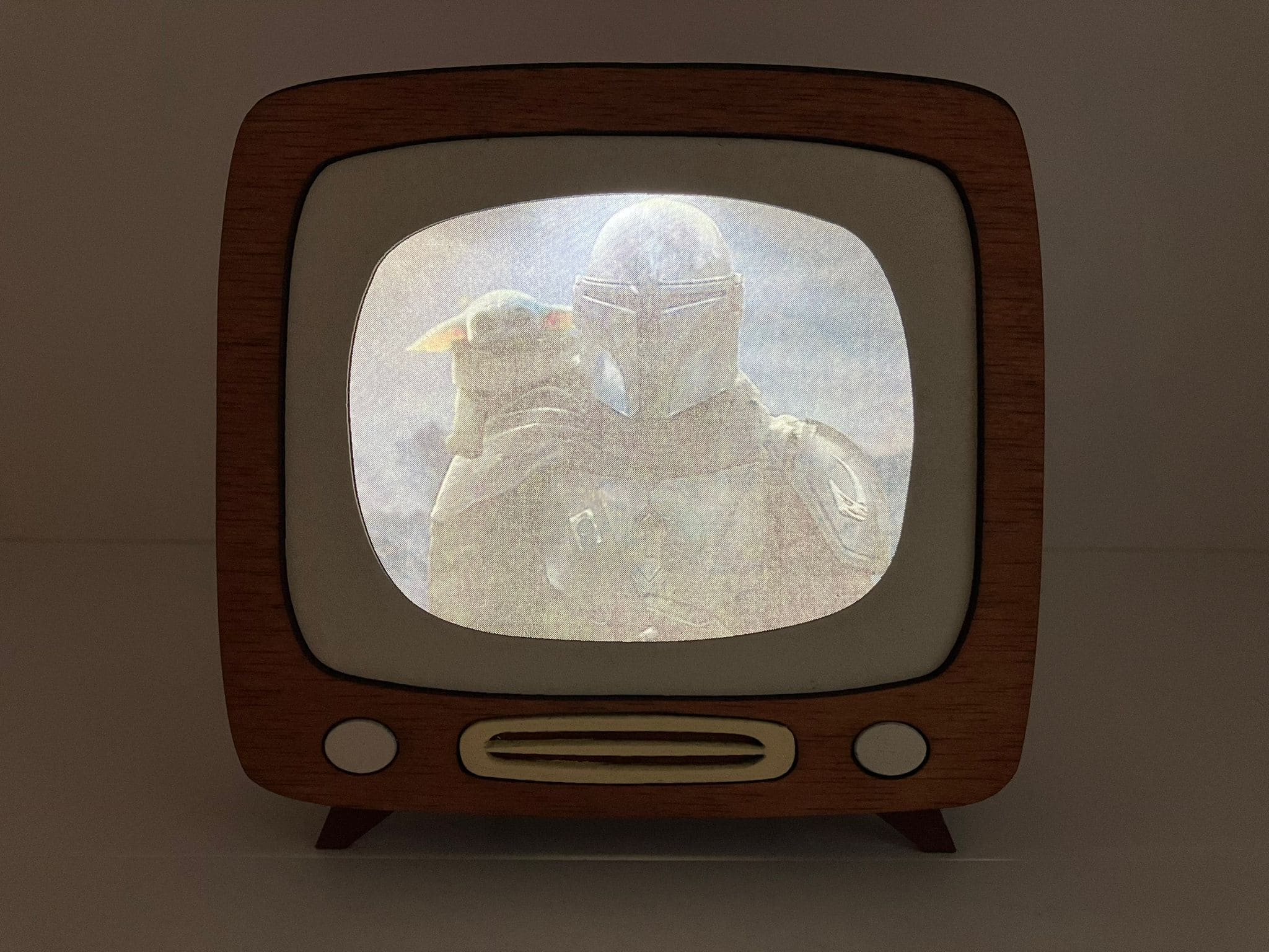 Lámpara TV The Mandalorian Star Wars