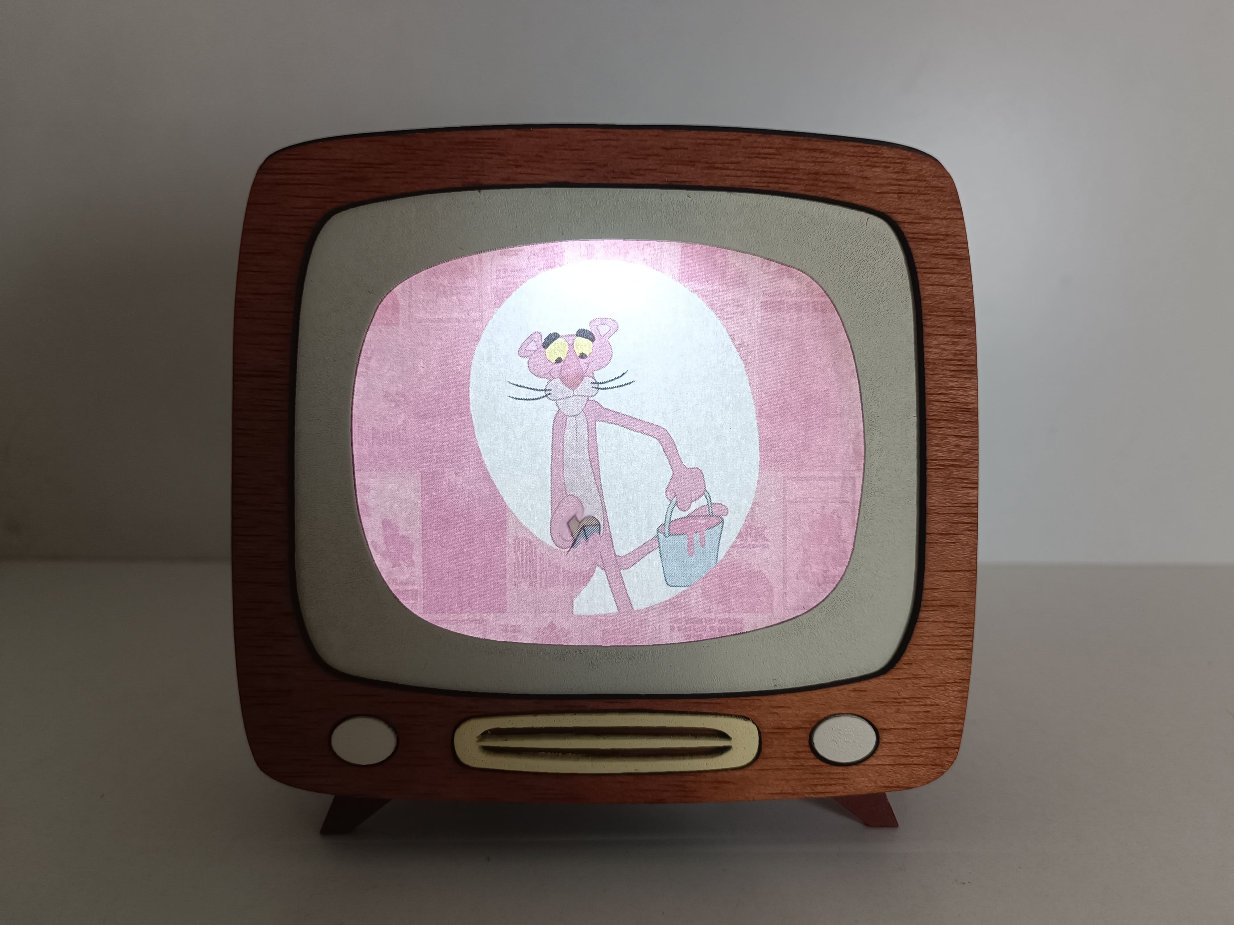 Lámpara TV La Pantera Rosa (The Pink Panther)