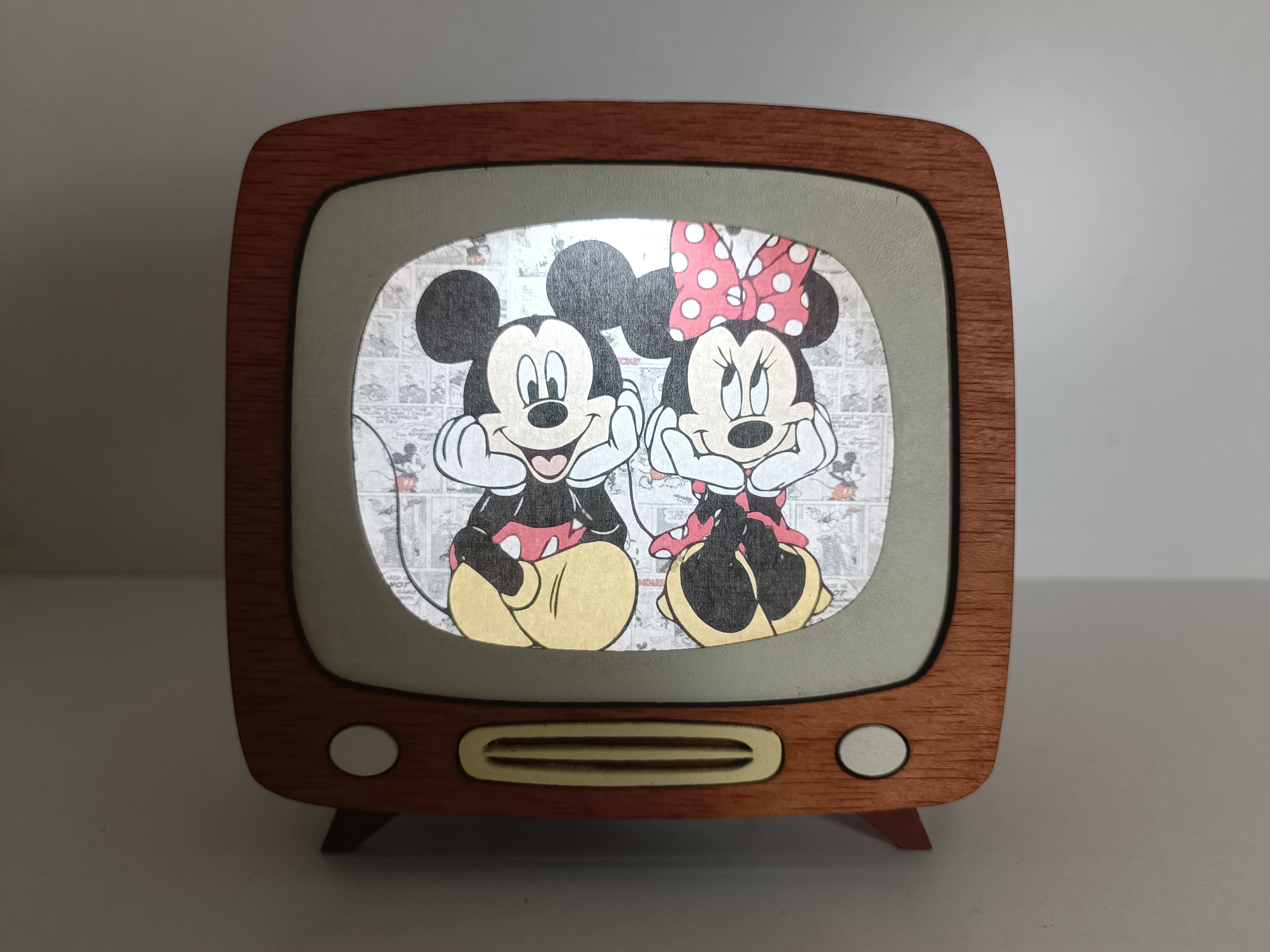 Lámpara TV Mickey Mouse & Minnie