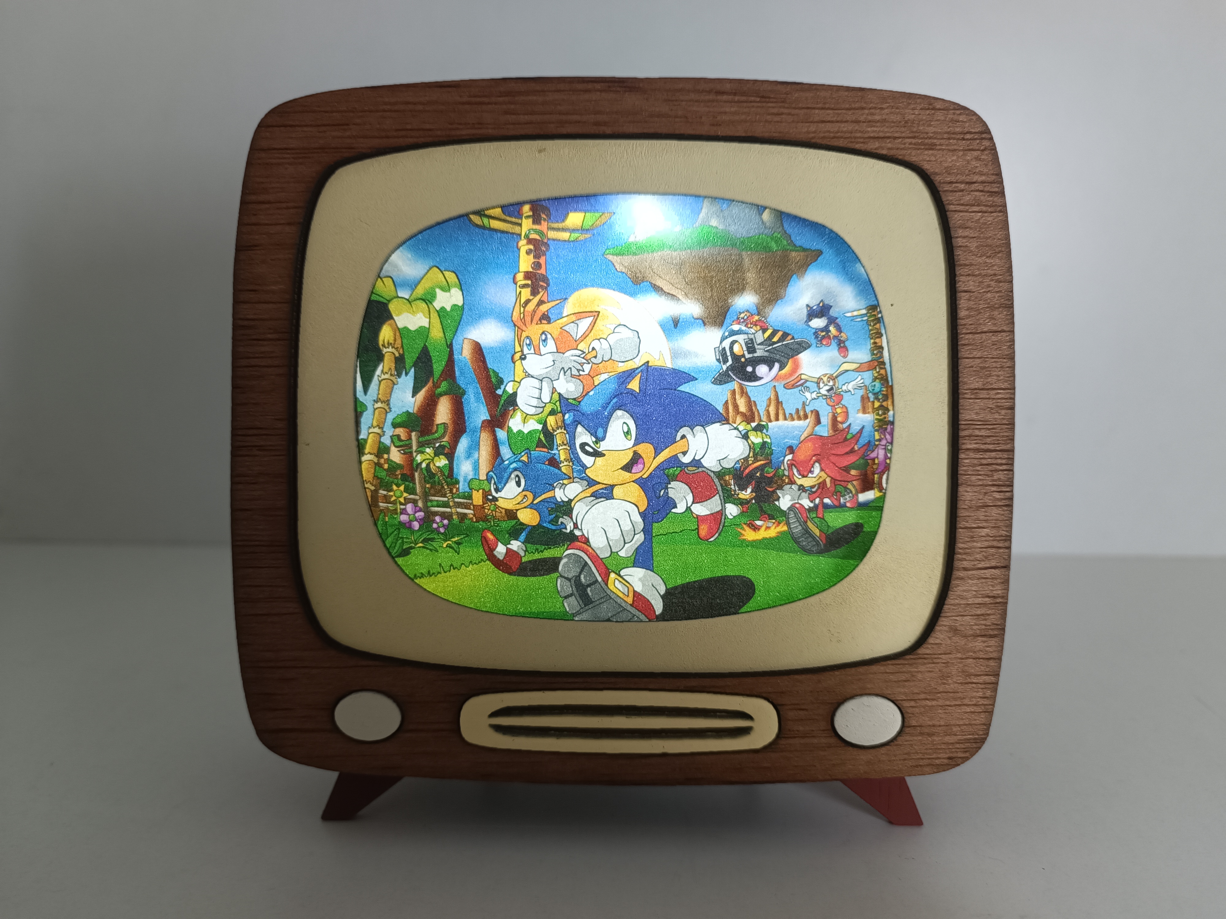 Lámpara TV Sonic el Erizo (Sonic The Hedgehog)
