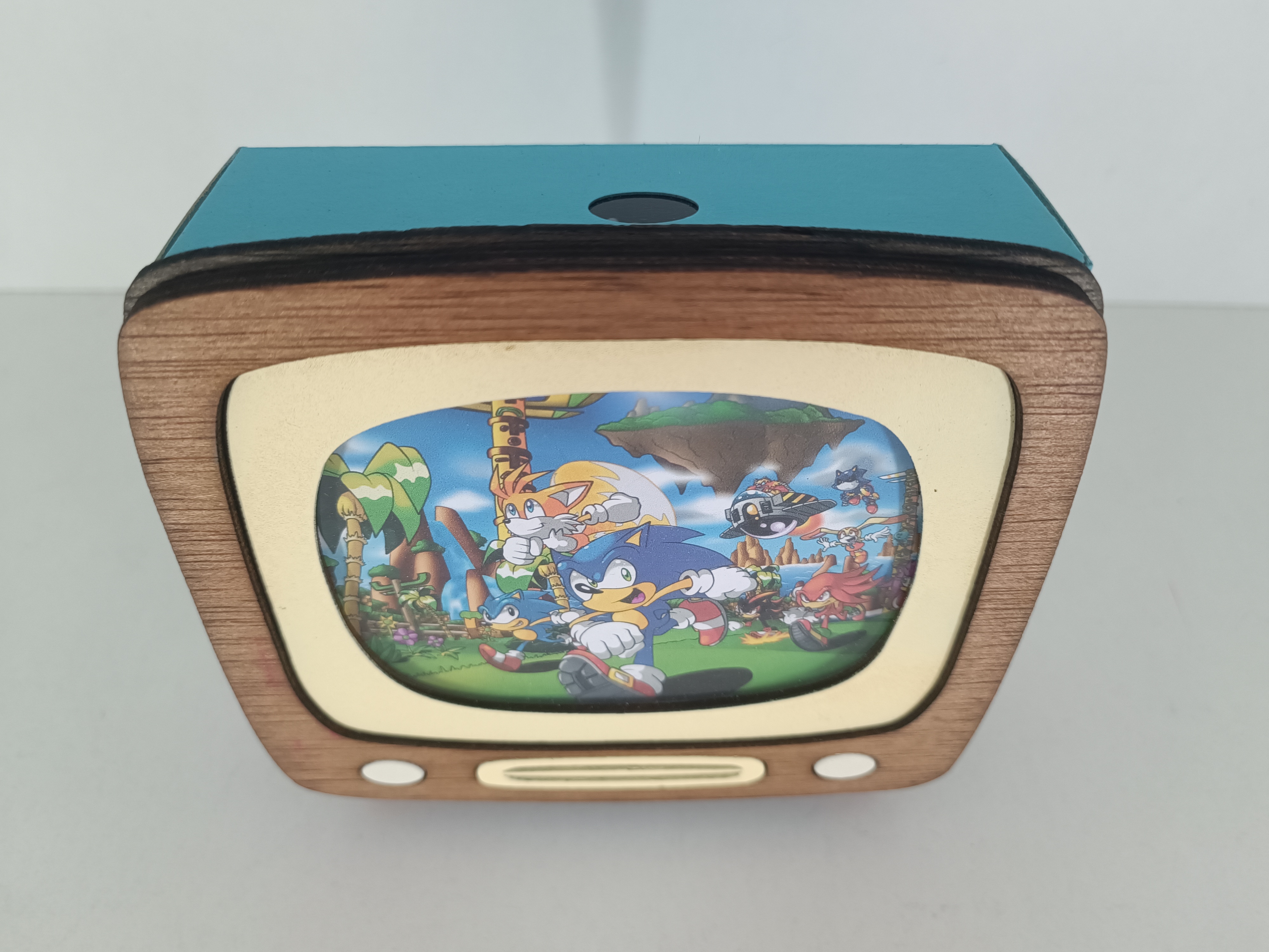 Lámpara TV Sonic el Erizo (Sonic The Hedgehog)