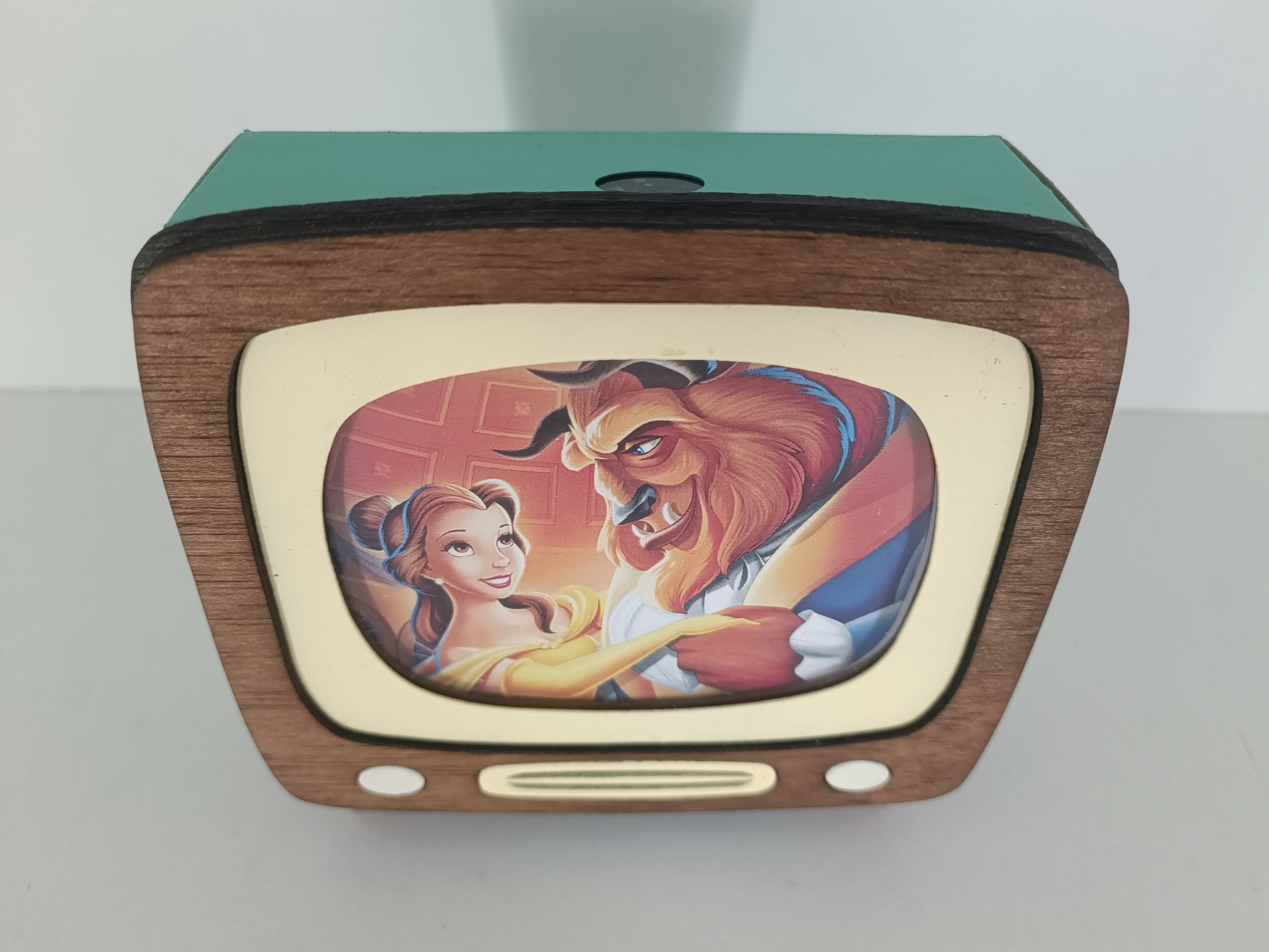 Lámpara TV La Bella y la Bestia