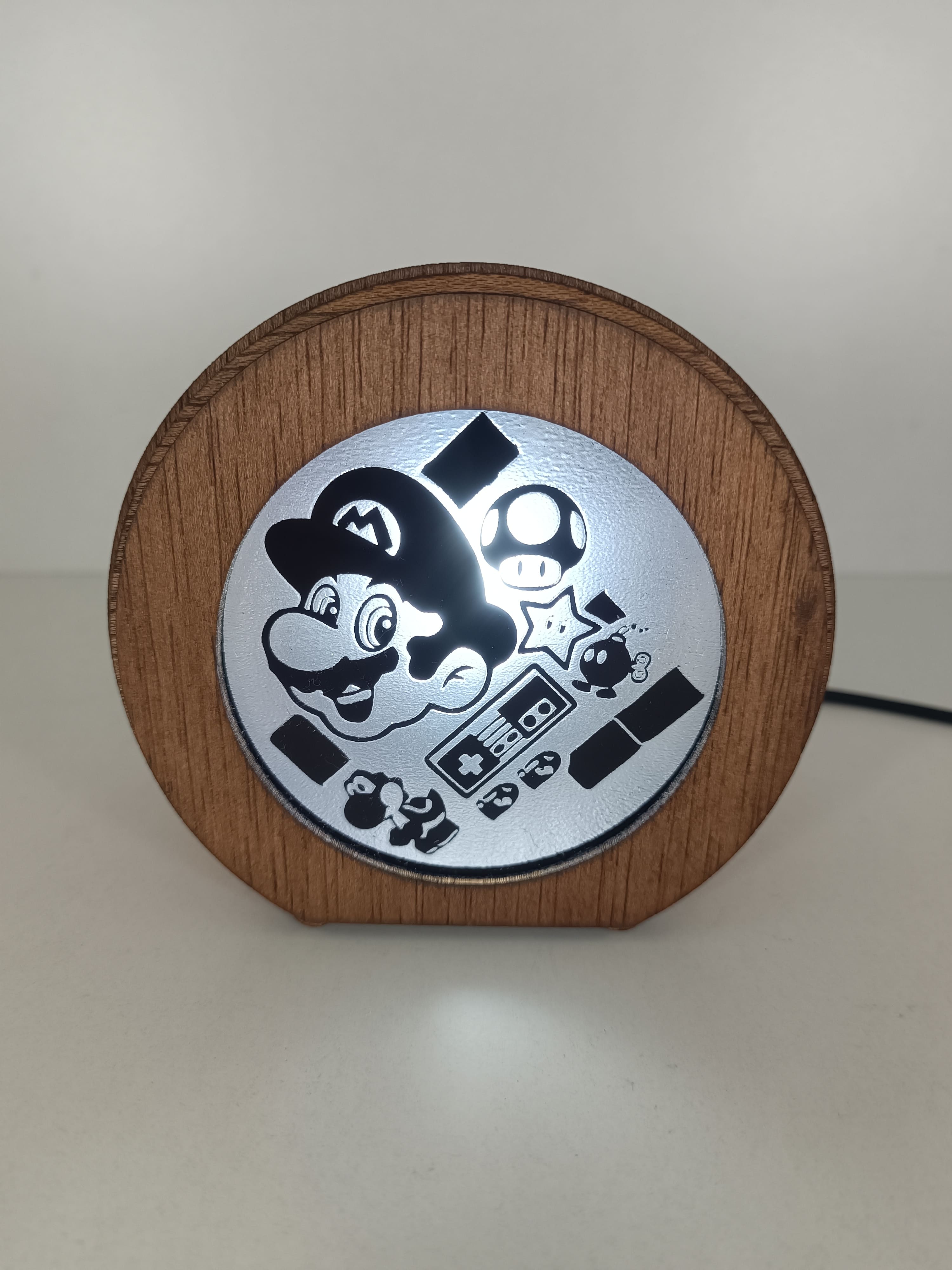 Lámpara Casita Super Mario Bros Nintendo