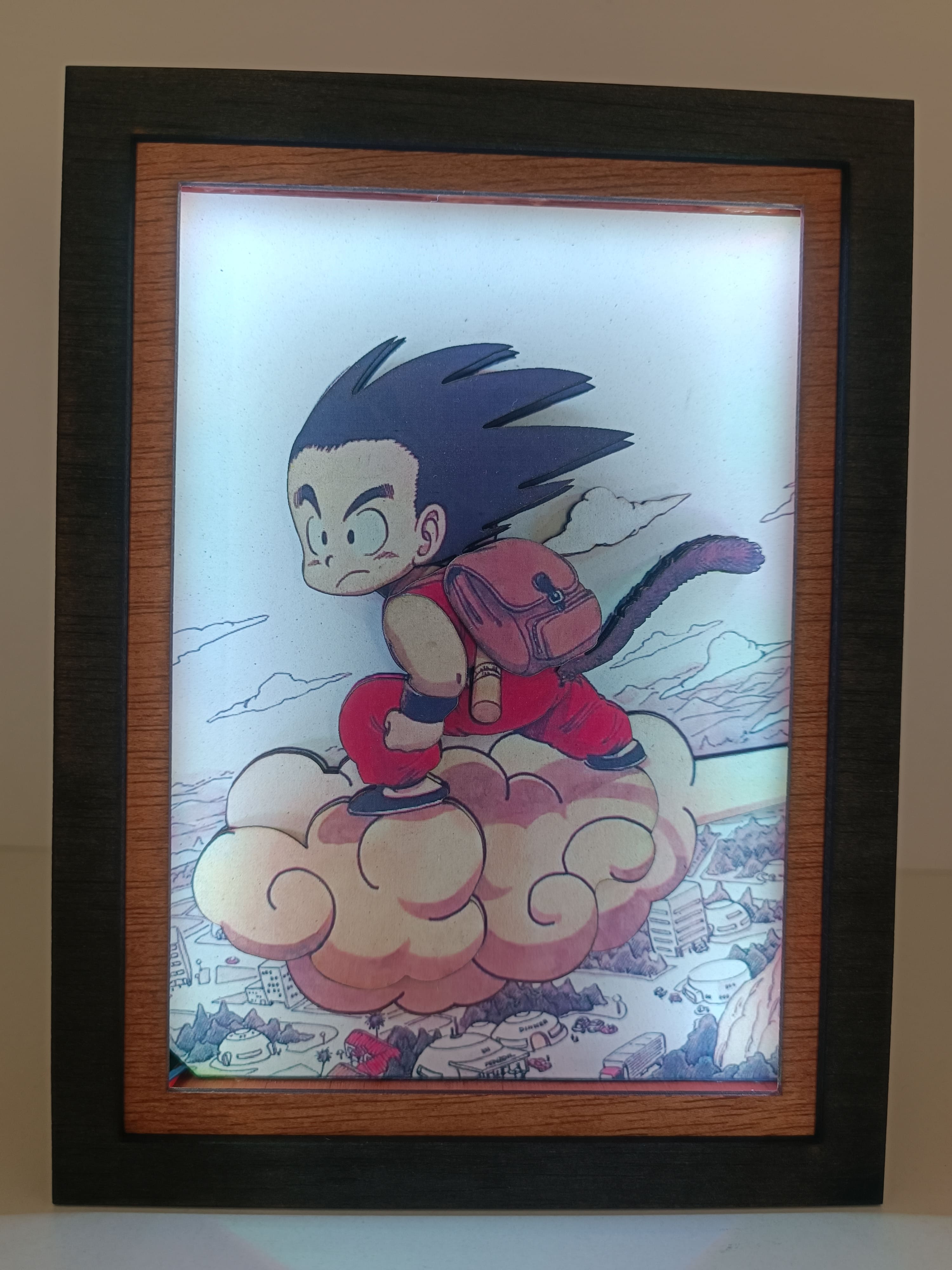 Lámpara Goku Niño Dragon Ball