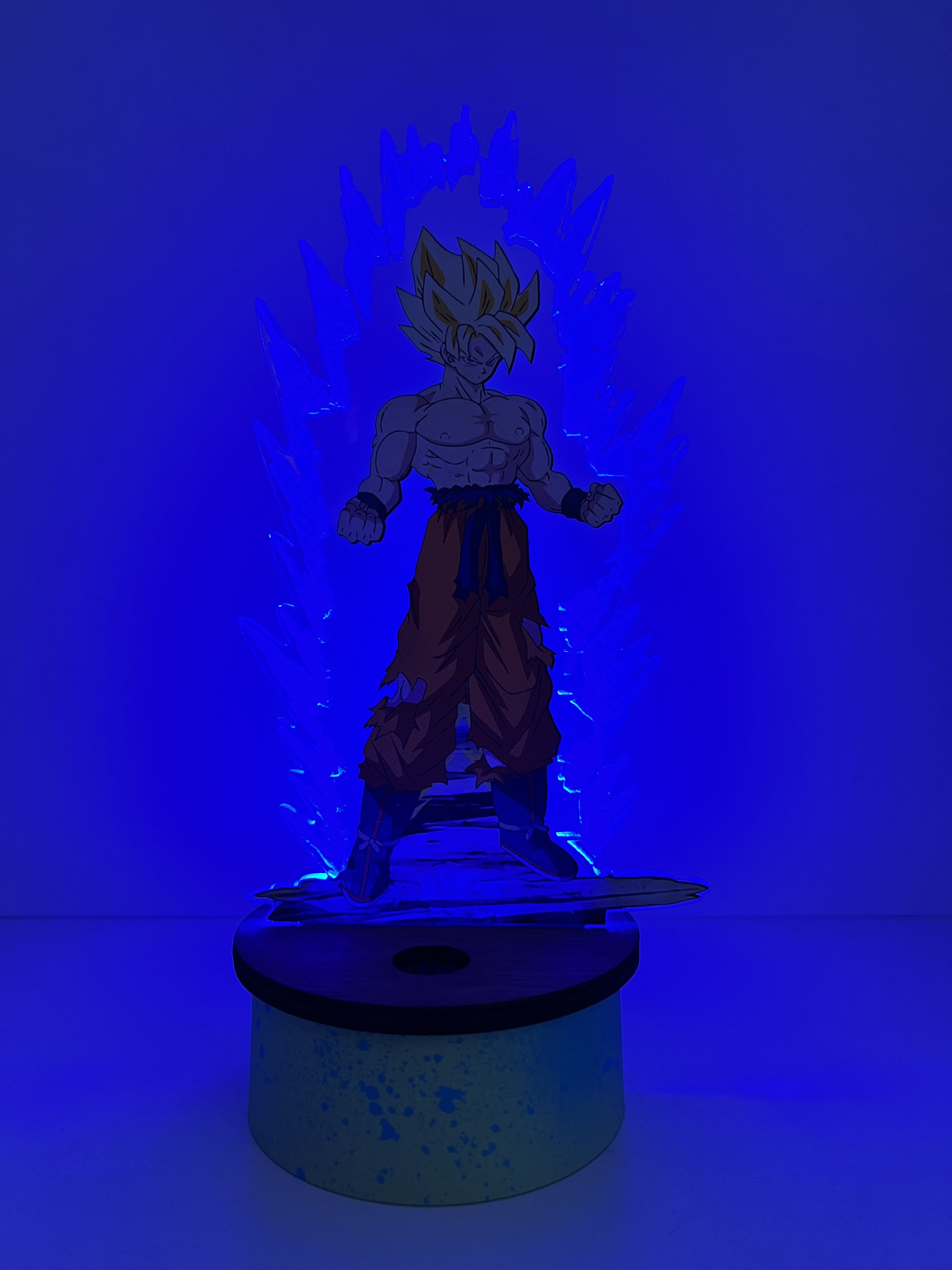 Lámpara Acrílico Goku Dragon Ball