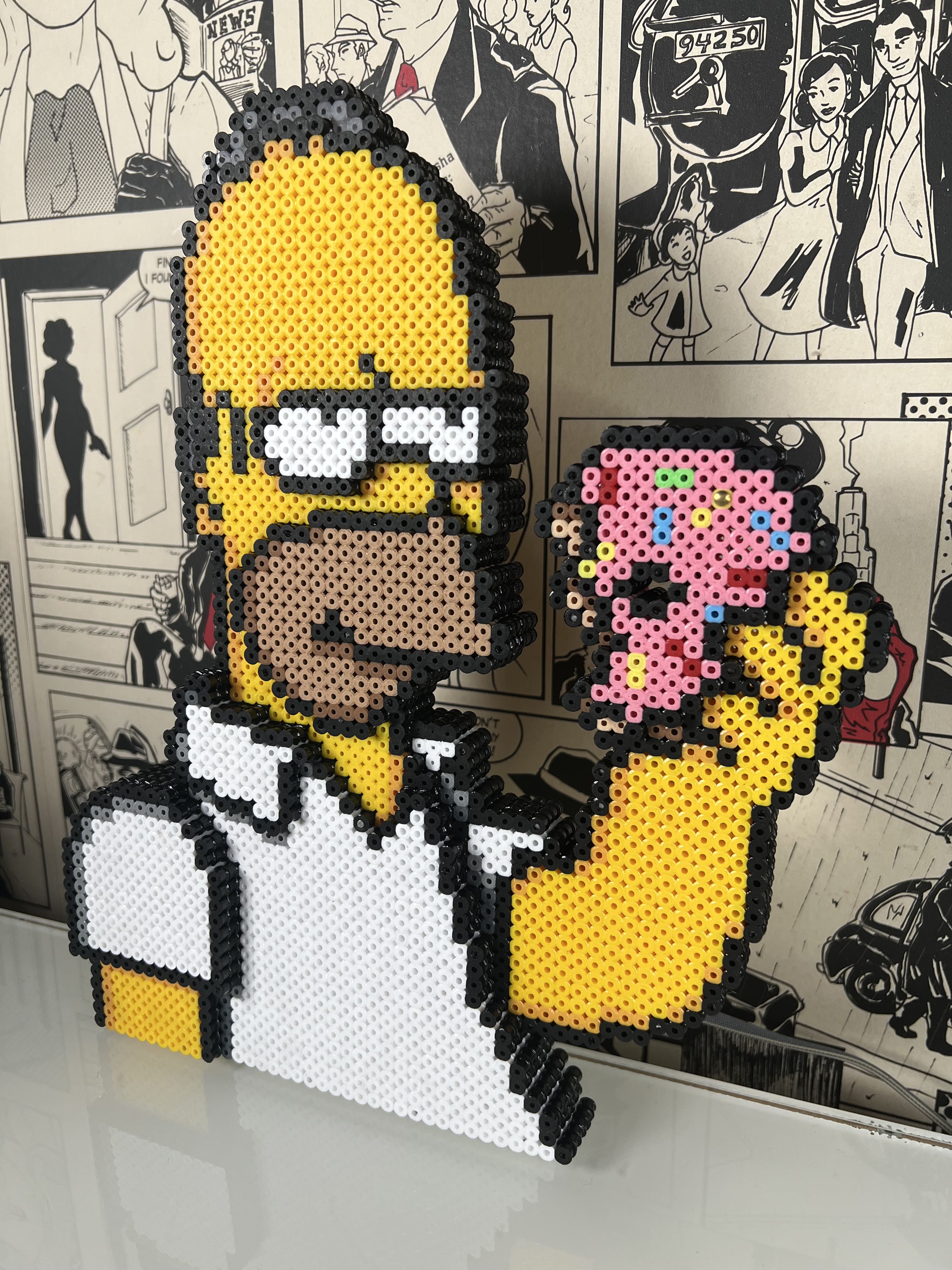 Lámpara Pixel Homer The Simpson