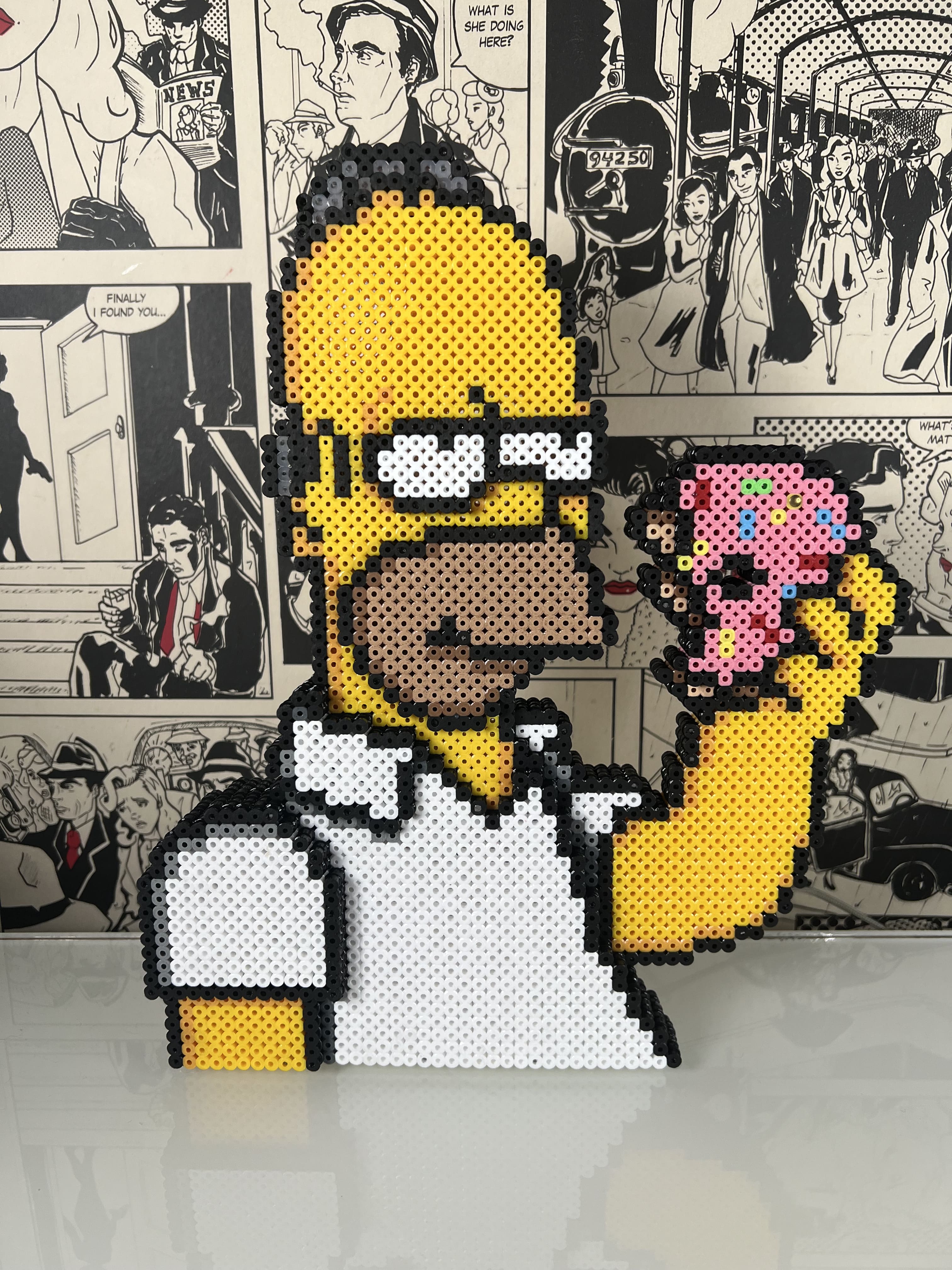 Lámpara Pixel Homer The Simpson