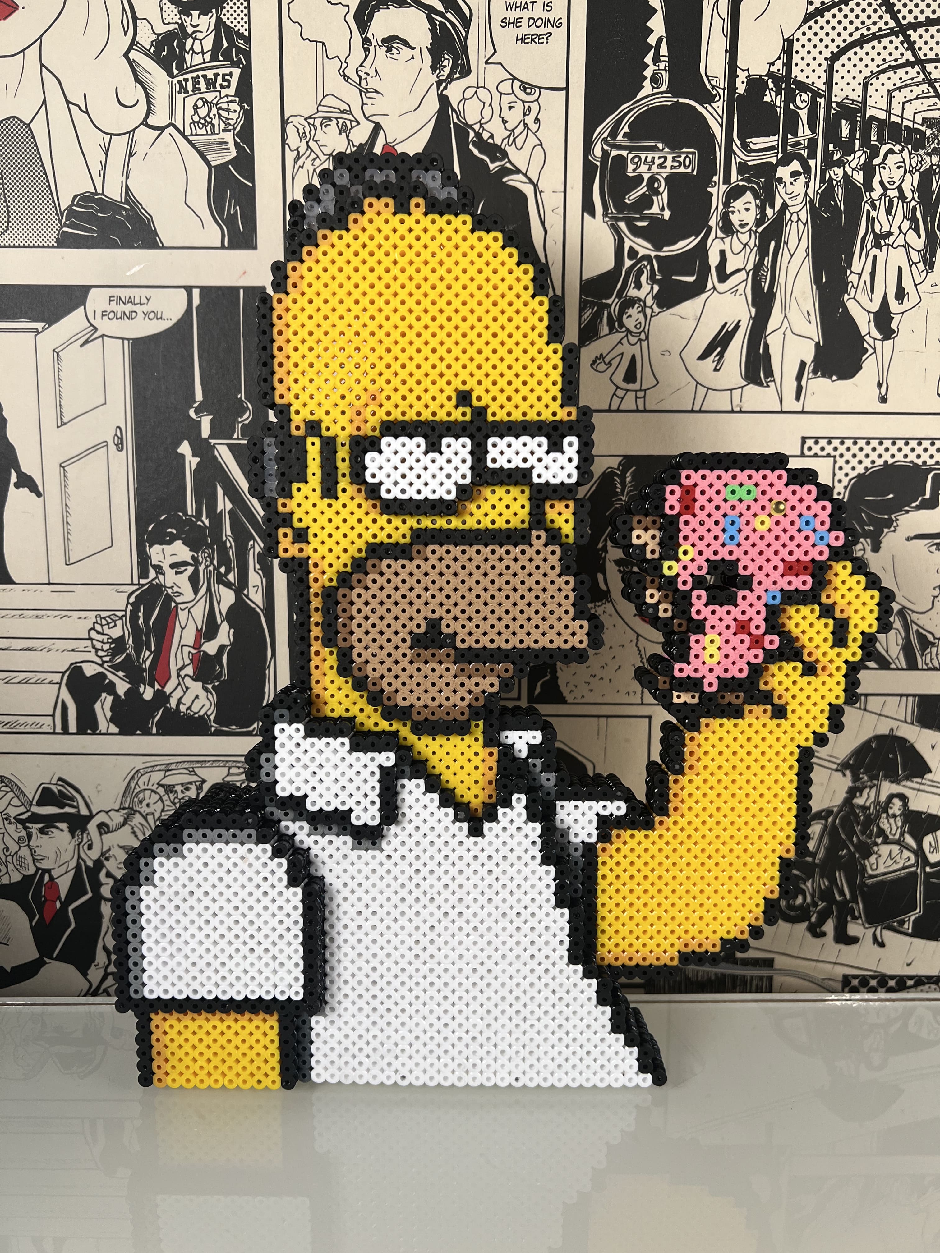 Lámpara Pixel Homer The Simpson