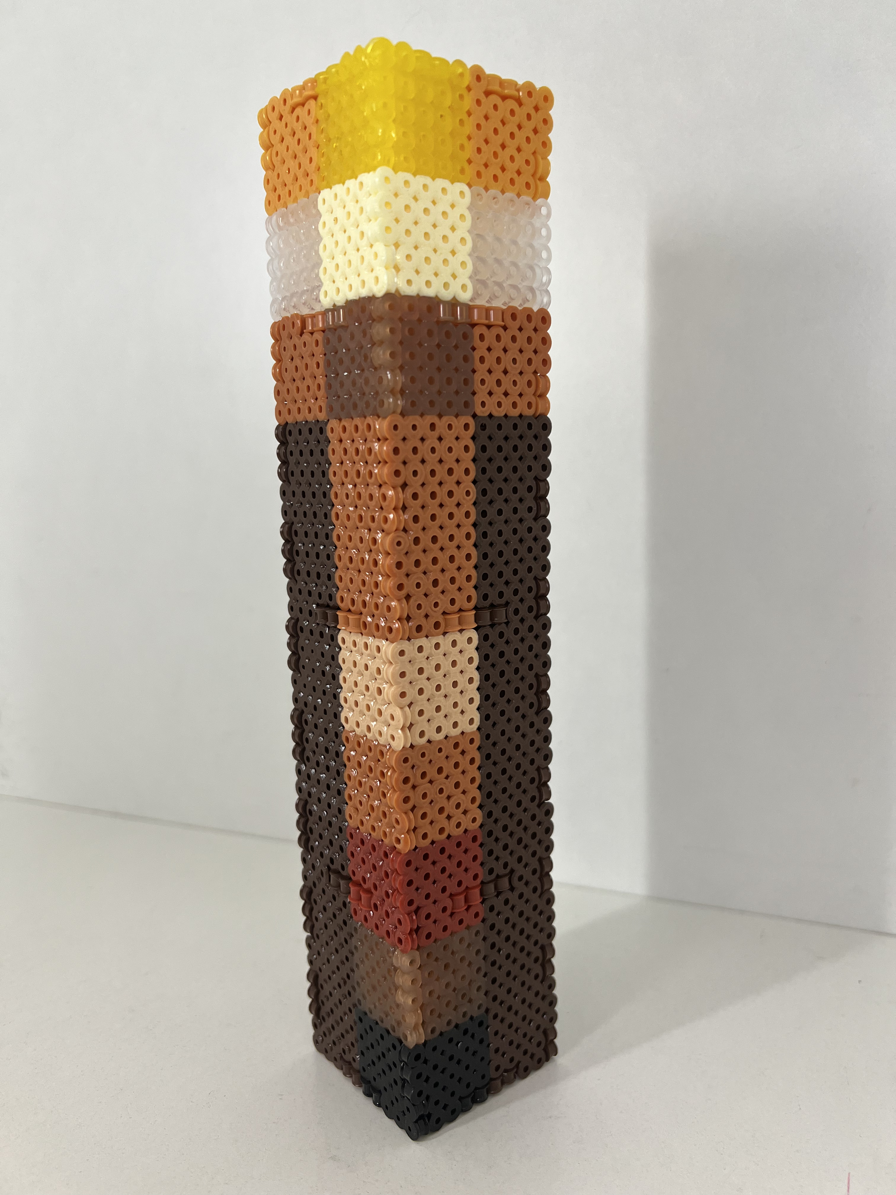 Lámpara Pixel Antorcha Minecraft