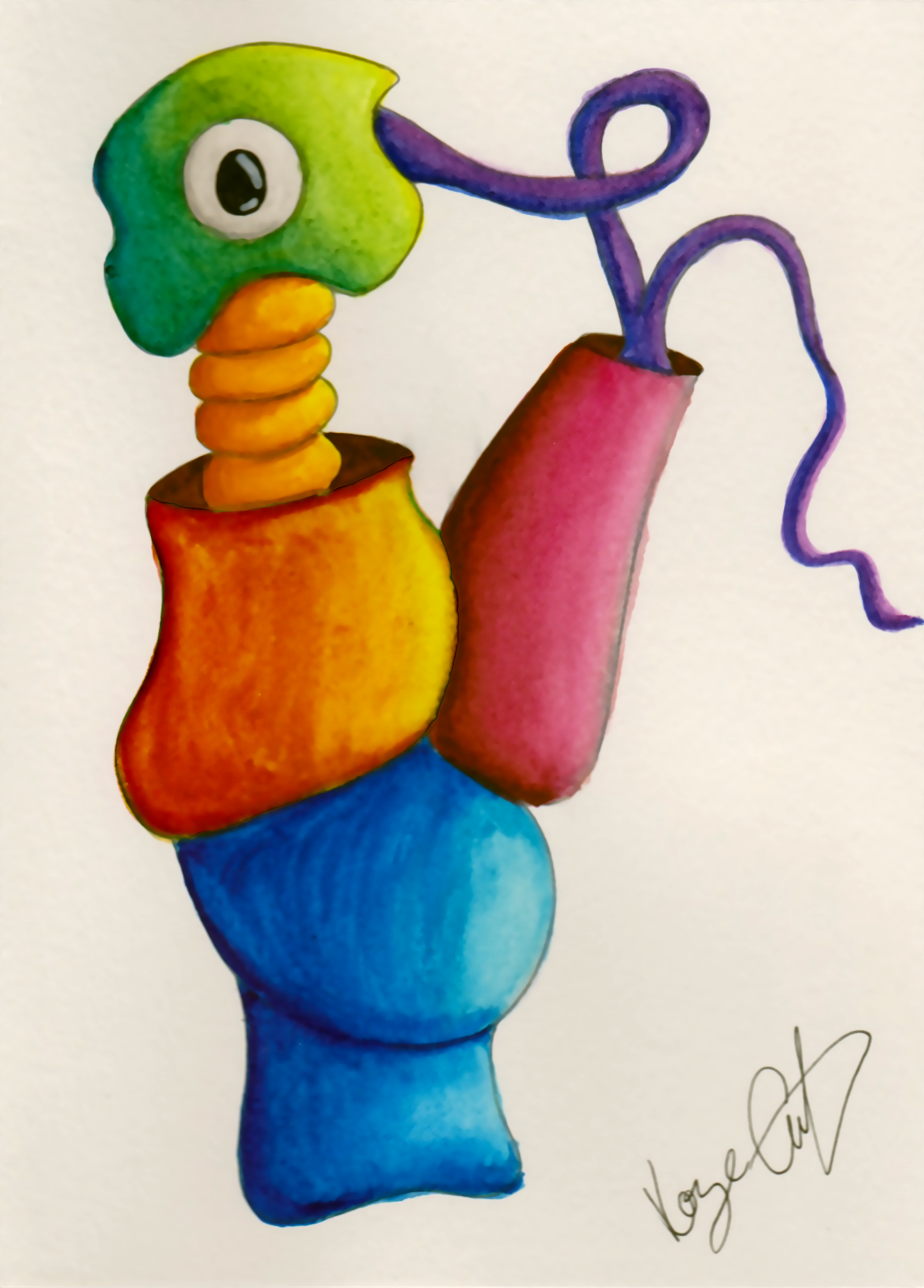 Greeting Card - Squish