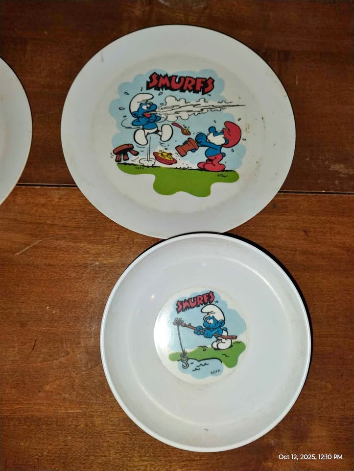 Smurfs Kids Plate and Bowl Set