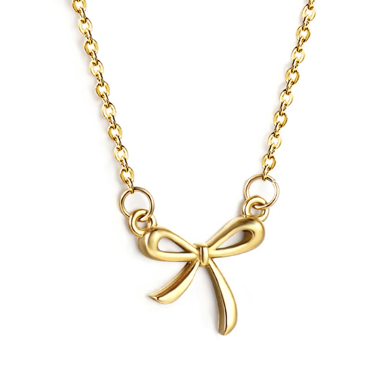 Bow Pendant Necklace