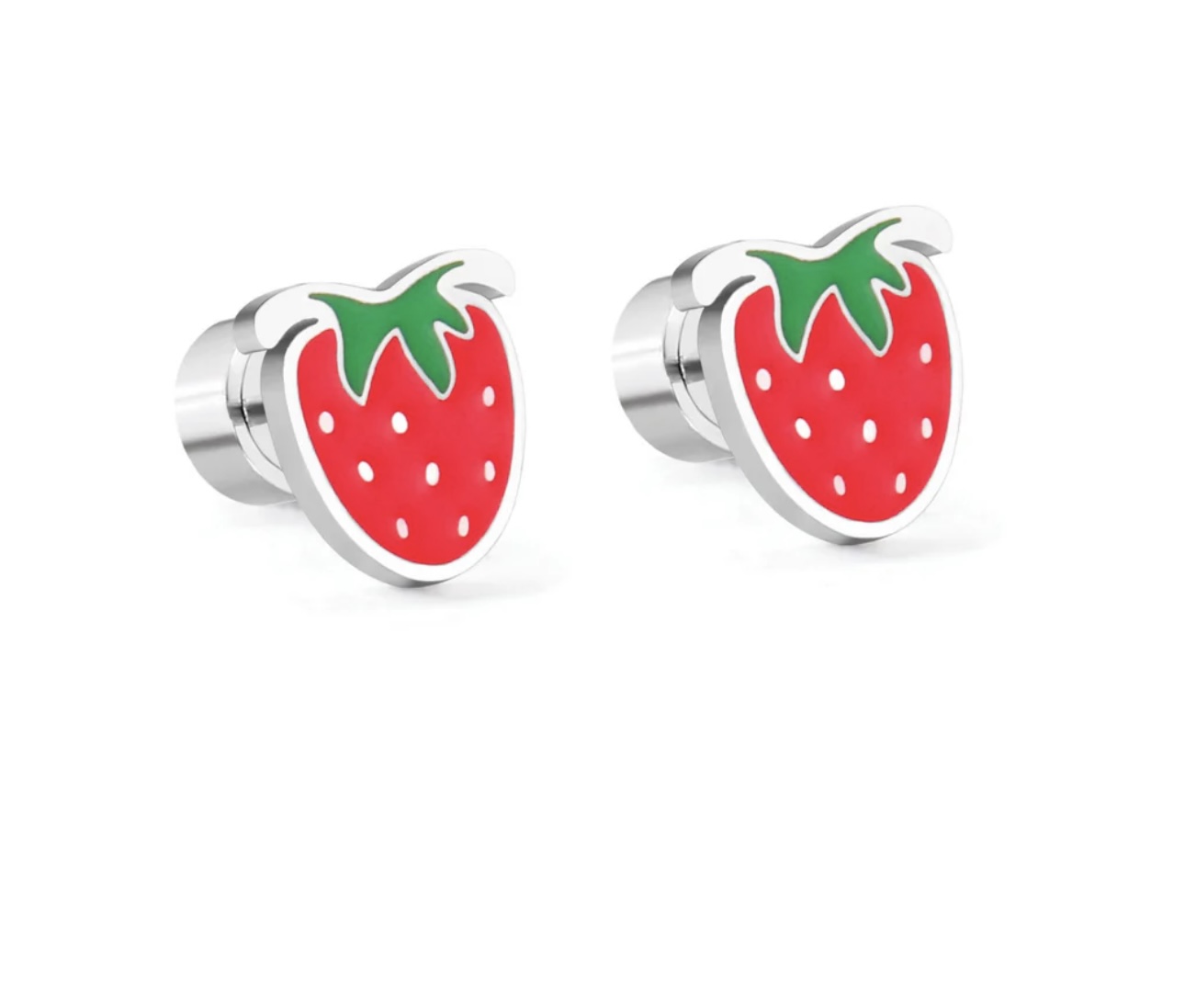 Sweet Strawberry Small Earrings