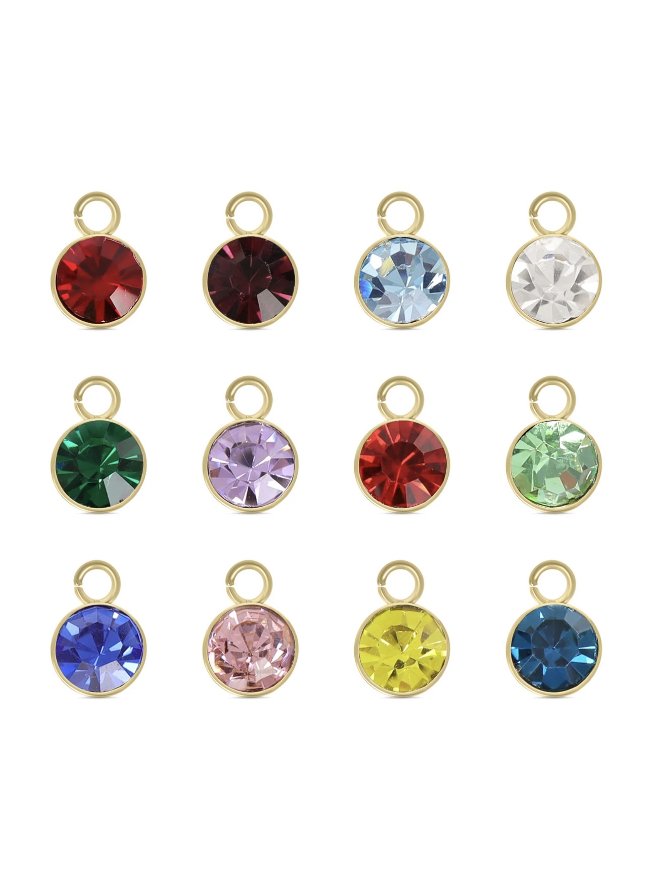 Personalize Your Charm: Choose Your Birthstone and initials 
