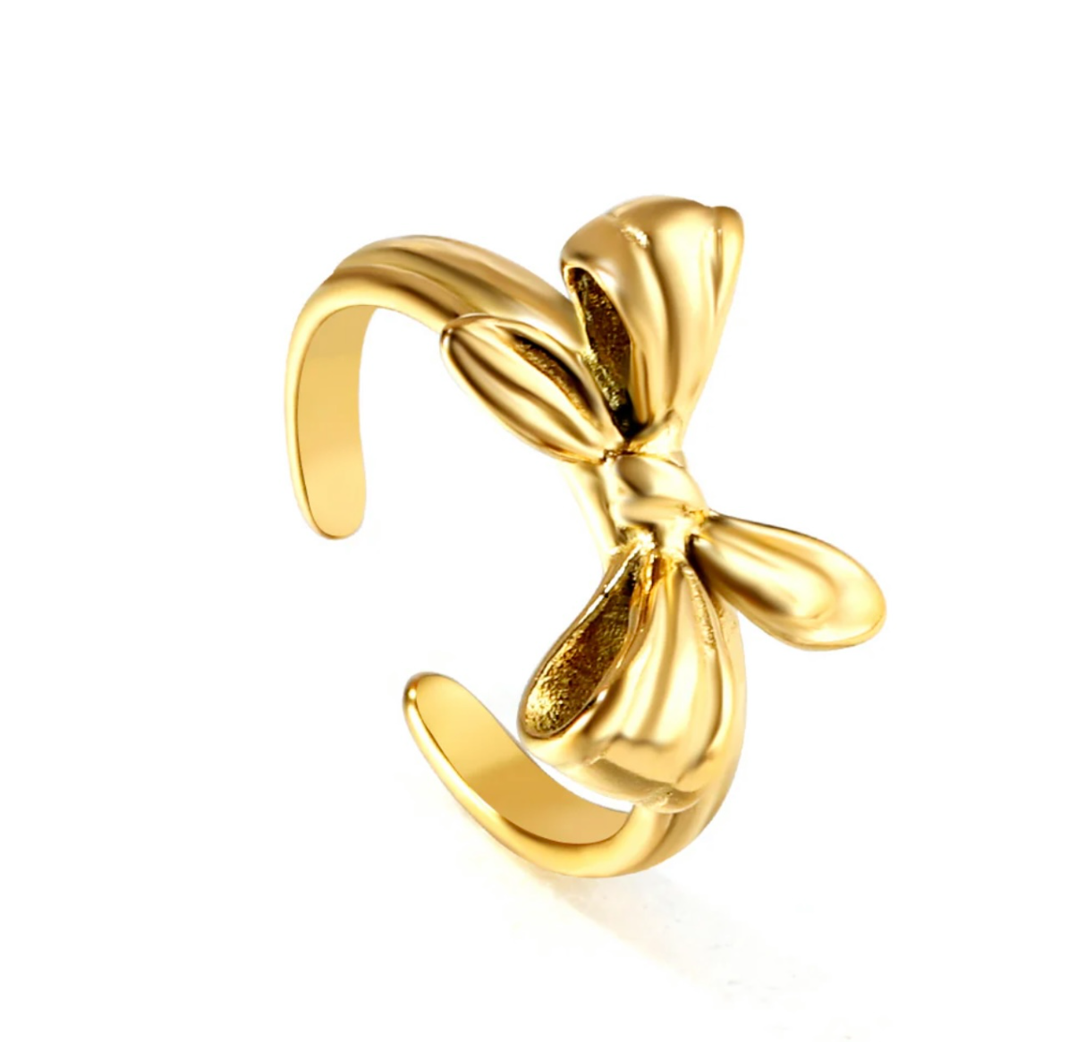 Luxury bow ring
