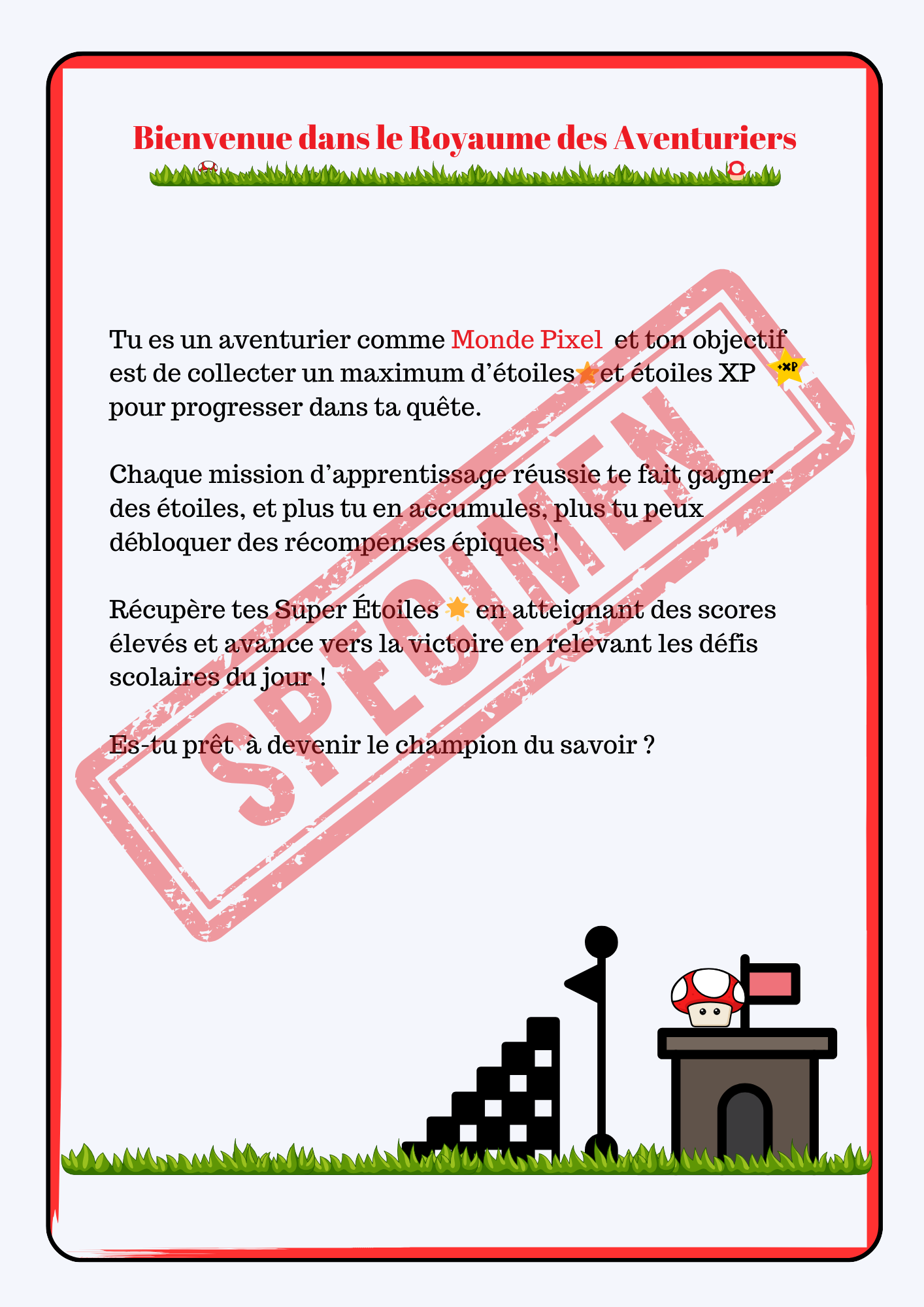 Tableau de récompense - tableau de boost de motivation 