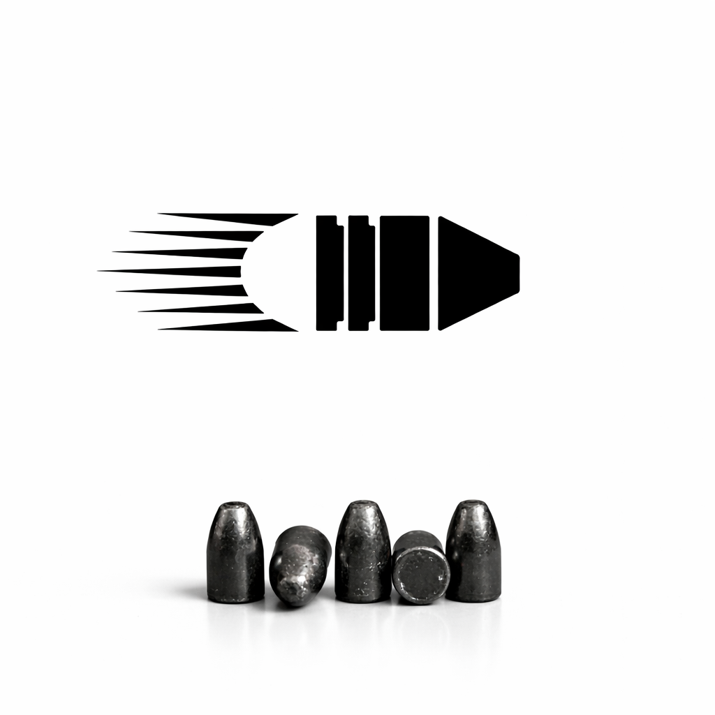 Puntas 9mm  - ROUND NOSE PLAIN BASE 