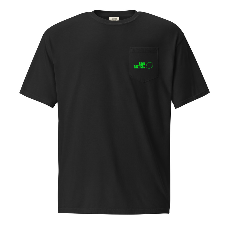 Lime Tactical Simple pocket t-shirt