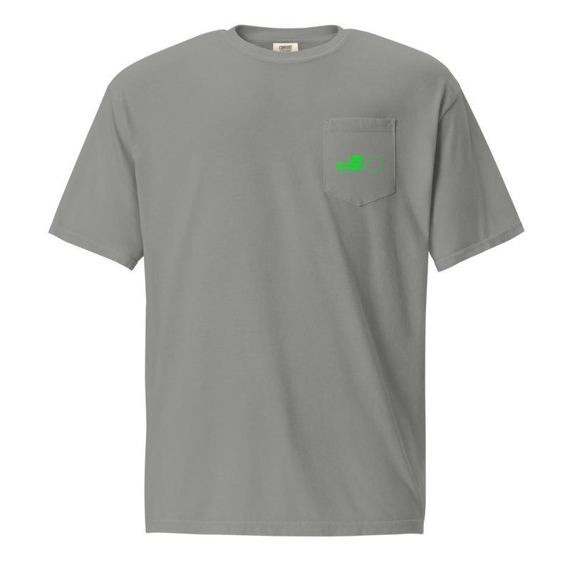 Lime Tactical Simple pocket t-shirt